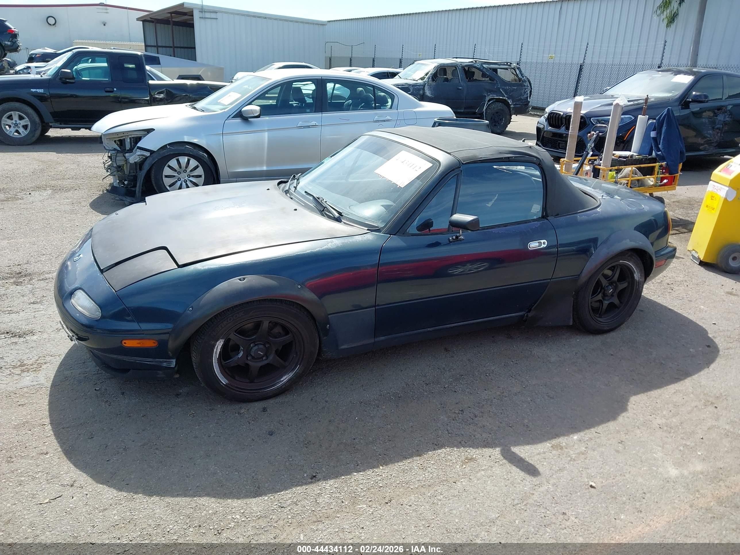 1995 Mazda Mx-5 Miata   Gray vin: JM1NA3532S0601937