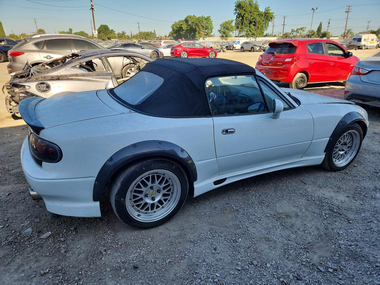 1997 Mazda Mx-5 Miata White vin: JM1NA3532V0725940