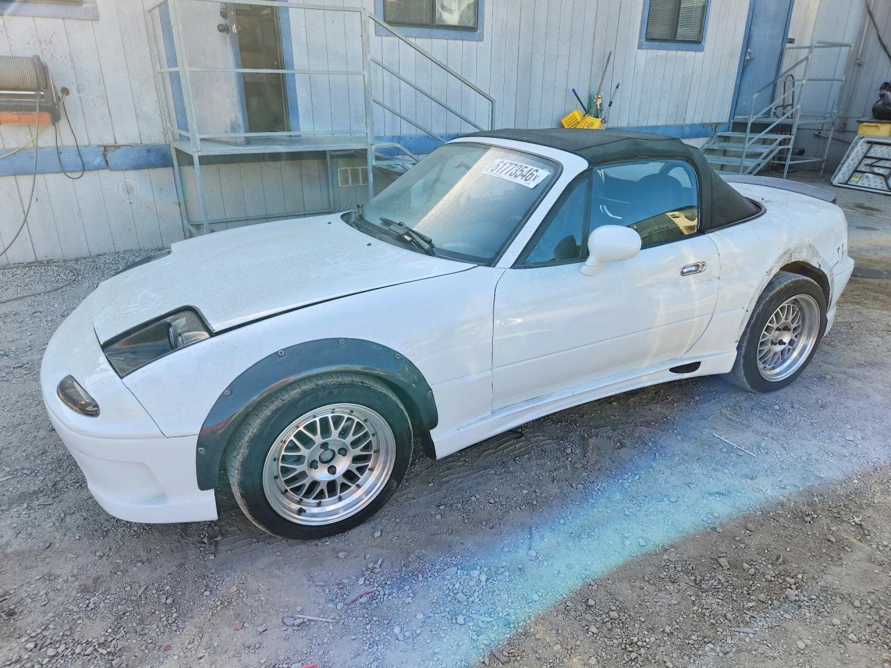 1997 Mazda Mx-5 Miata White vin: JM1NA3532V0725940