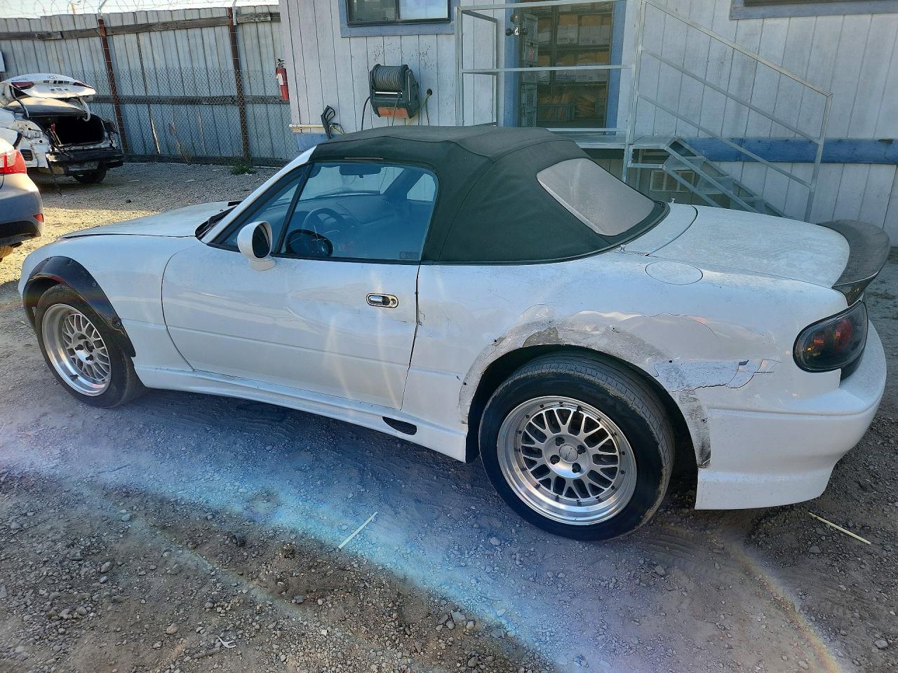 1997 Mazda Mx-5 Miata White vin: JM1NA3532V0725940