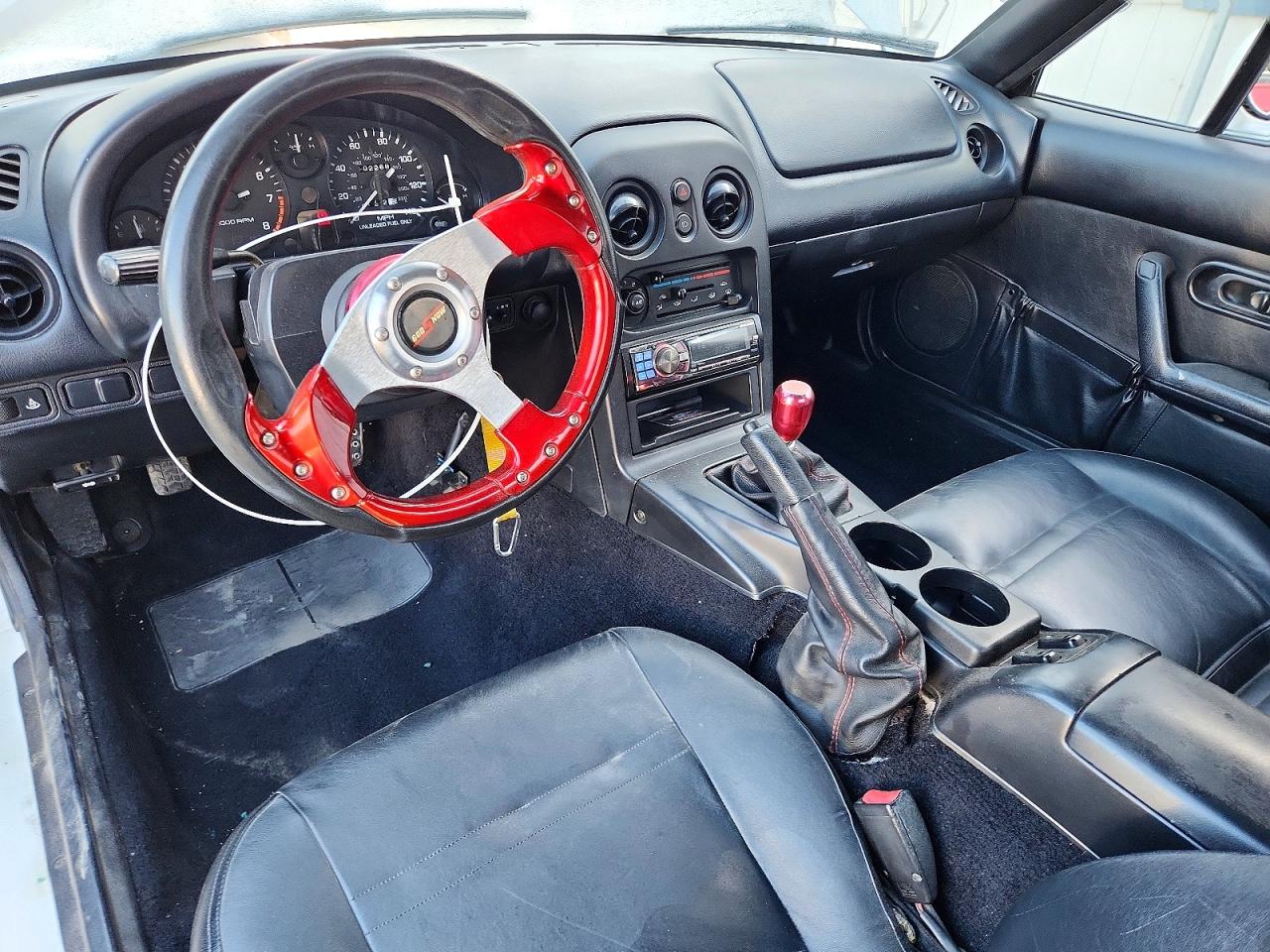 1997 Mazda Mx-5 Miata White vin: JM1NA3532V0725940