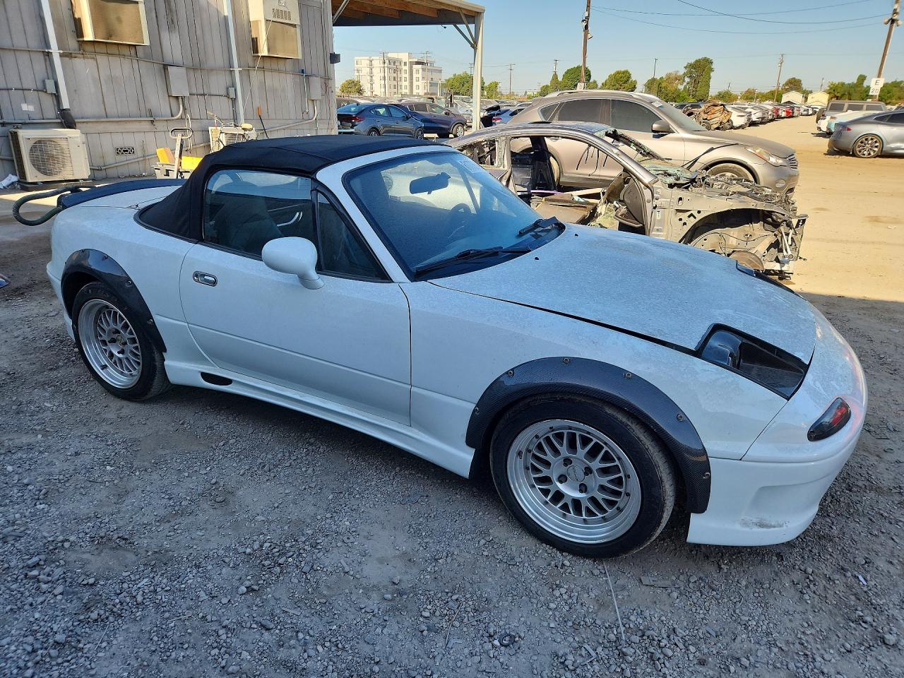 1997 Mazda Mx-5 Miata White vin: JM1NA3532V0725940