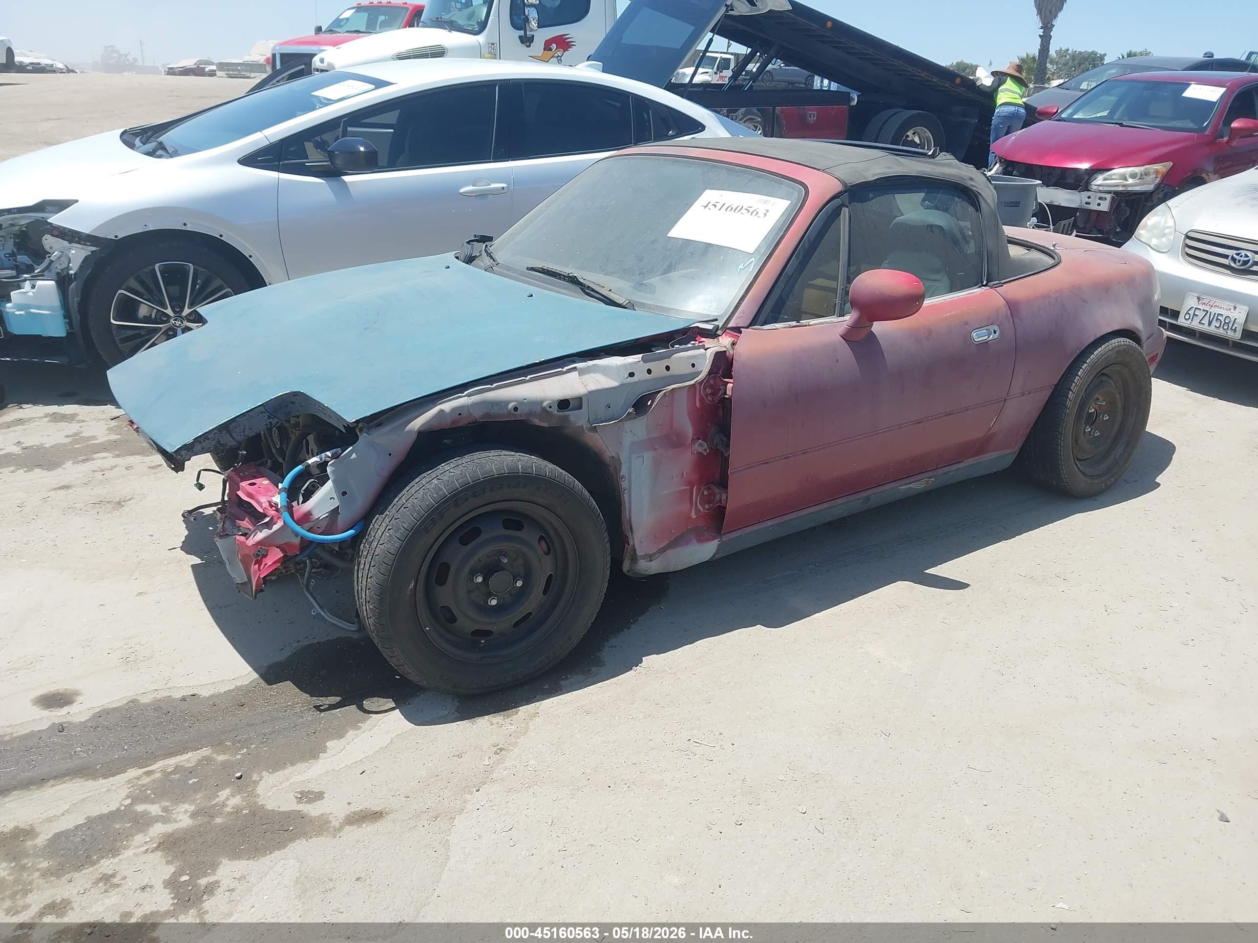 1994 Mazda Mx-5 Miata   Red vin: JM1NA3533R0507267