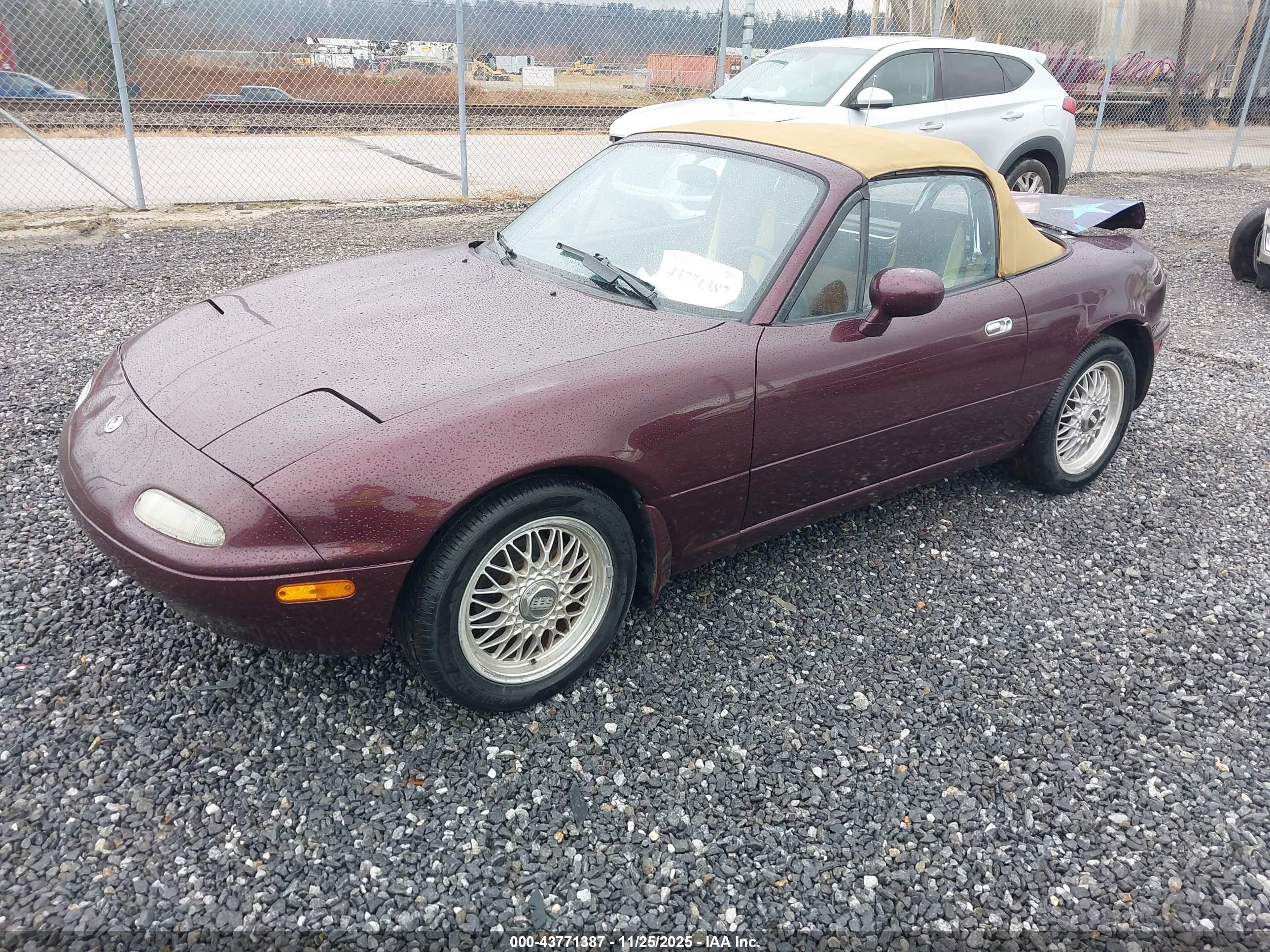 1995 Mazda Mx-5 Miata   Темно-бордовый vin: JM1NA3533S0607133