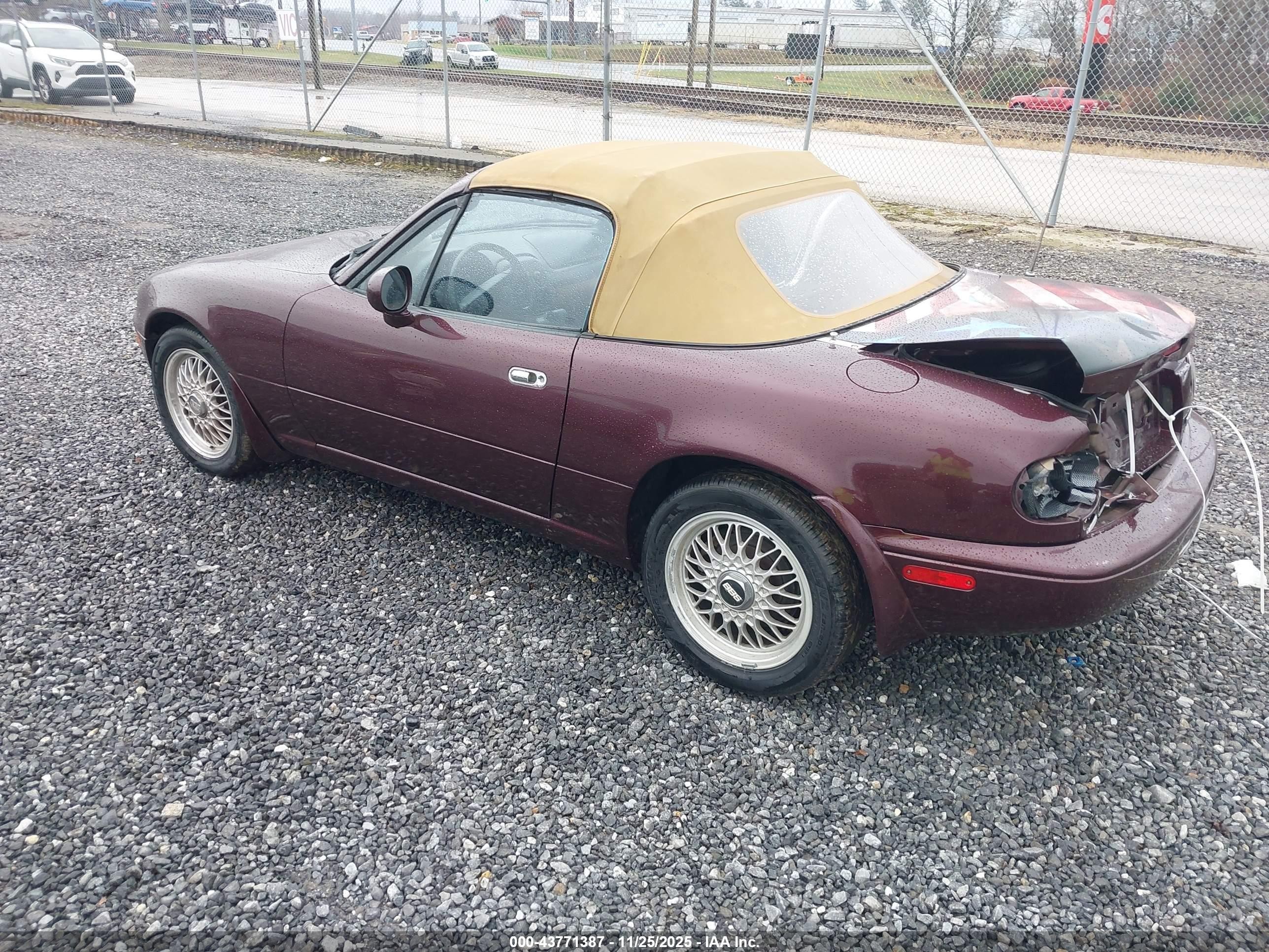 1995 Mazda Mx-5 Miata   Темно-бордовый vin: JM1NA3533S0607133