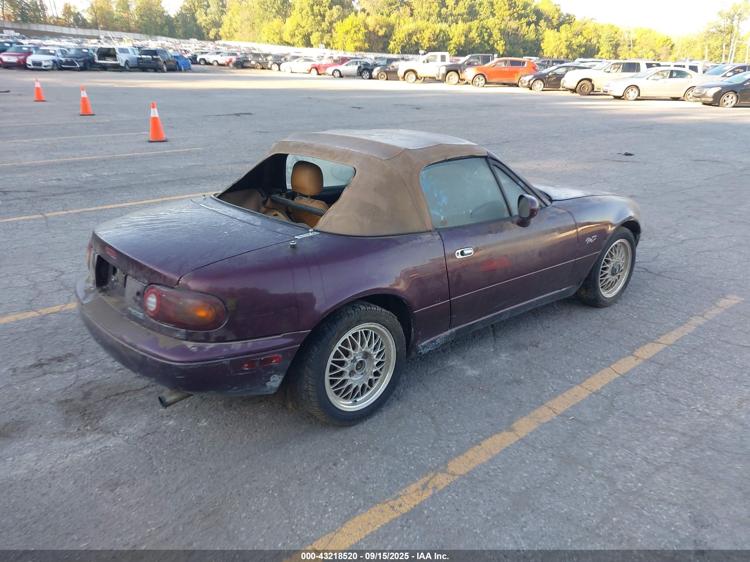 1995 Mazda Mx-5 Miata   Purple vin: JM1NA3533S0615913