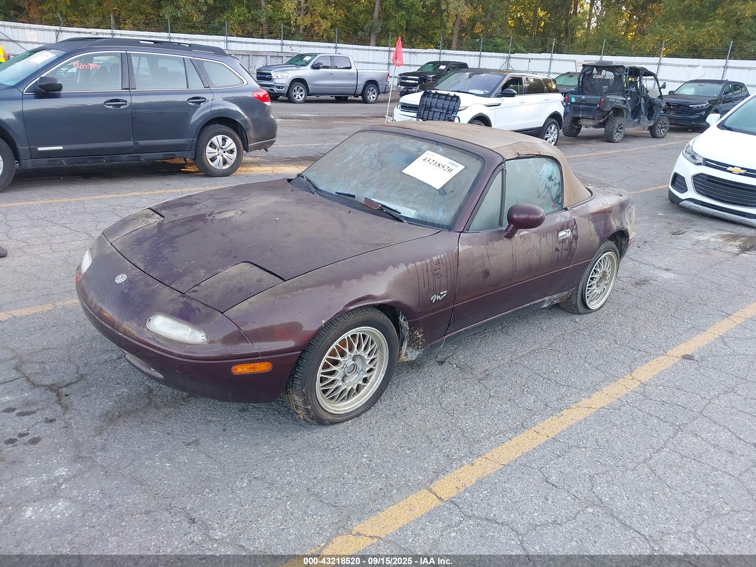 1995 Mazda Mx-5 Miata   Purple vin: JM1NA3533S0615913