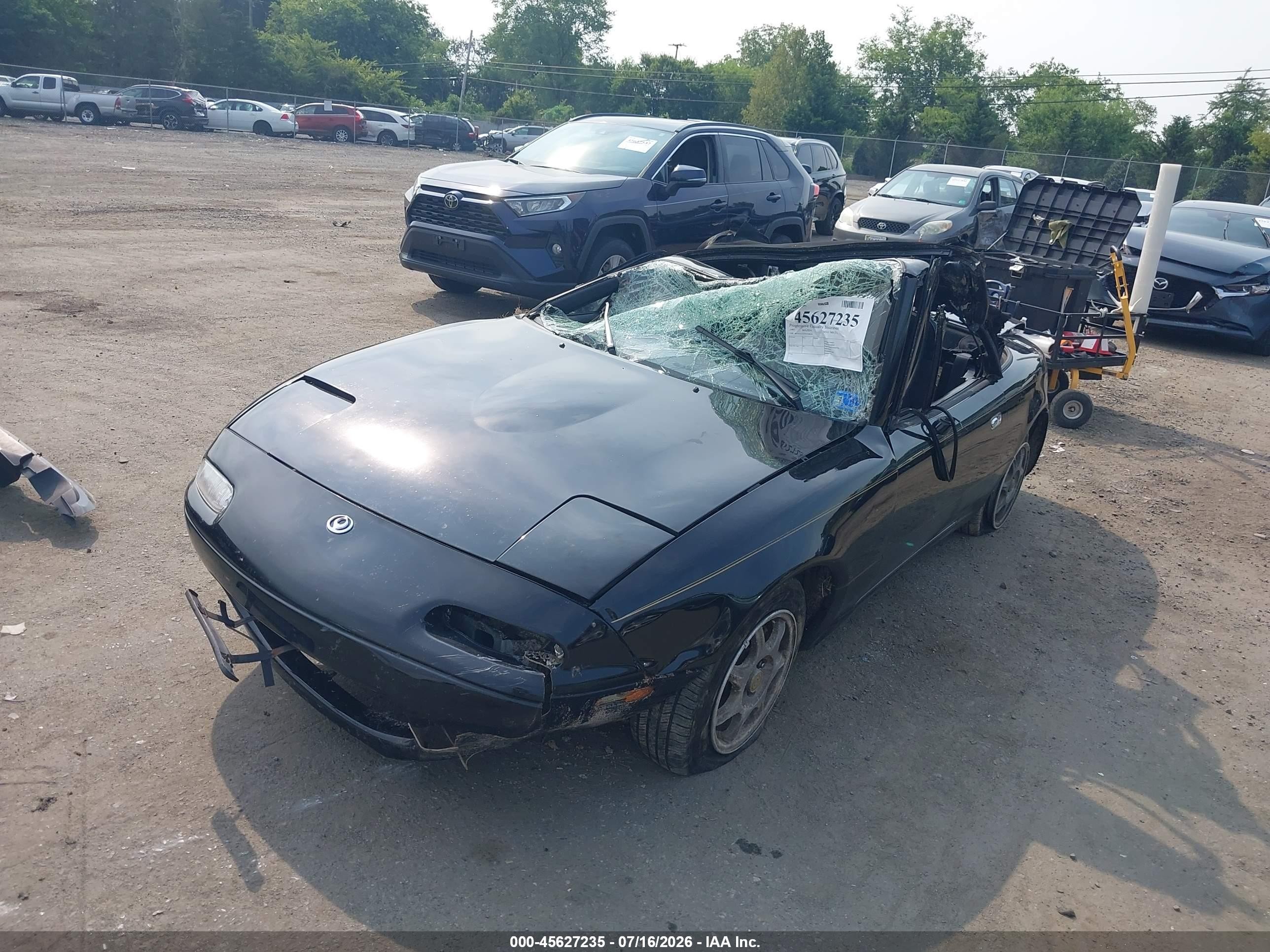 1997 Mazda Mx-5 Miata Leather Pkg/m Edition/popular Equipment Pkg/r Pkg./sto/sto-edition/touring Pkg Черный vin: JM1NA3533V0720634