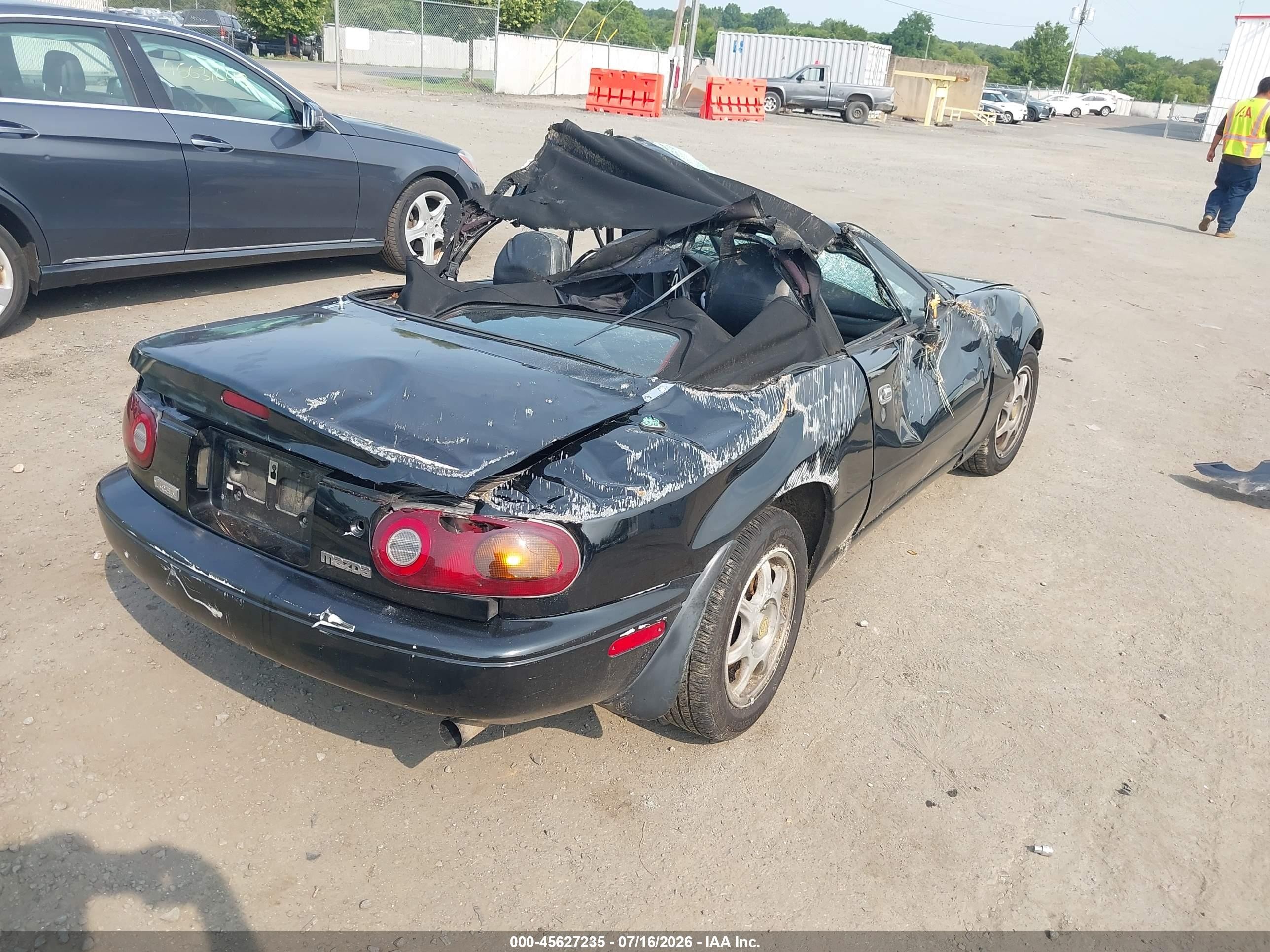 1997 Mazda Mx-5 Miata Leather Pkg/m Edition/popular Equipment Pkg/r Pkg./sto/sto-edition/touring Pkg Черный vin: JM1NA3533V0720634