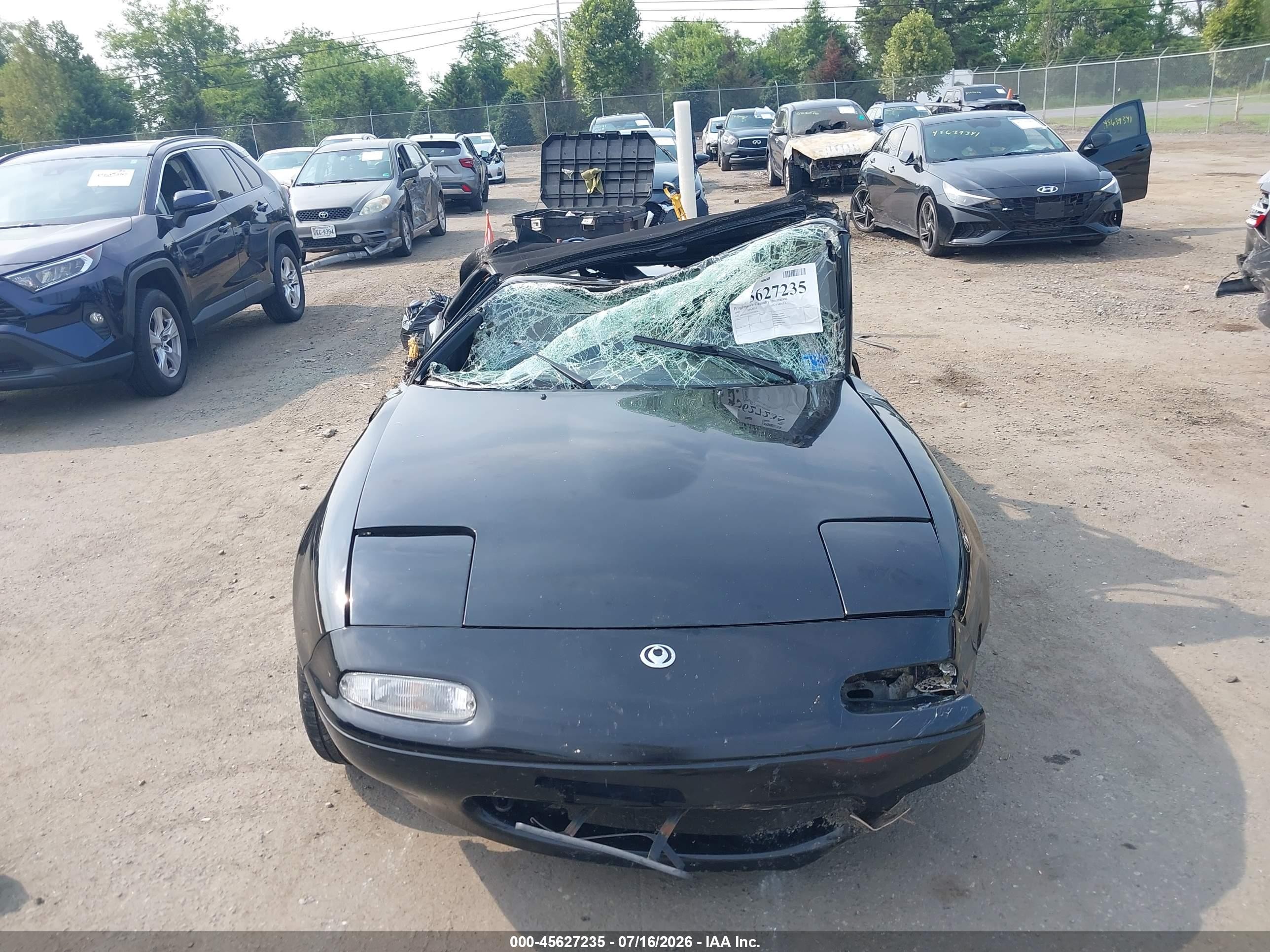 1997 Mazda Mx-5 Miata Leather Pkg/m Edition/popular Equipment Pkg/r Pkg./sto/sto-edition/touring Pkg Черный vin: JM1NA3533V0720634