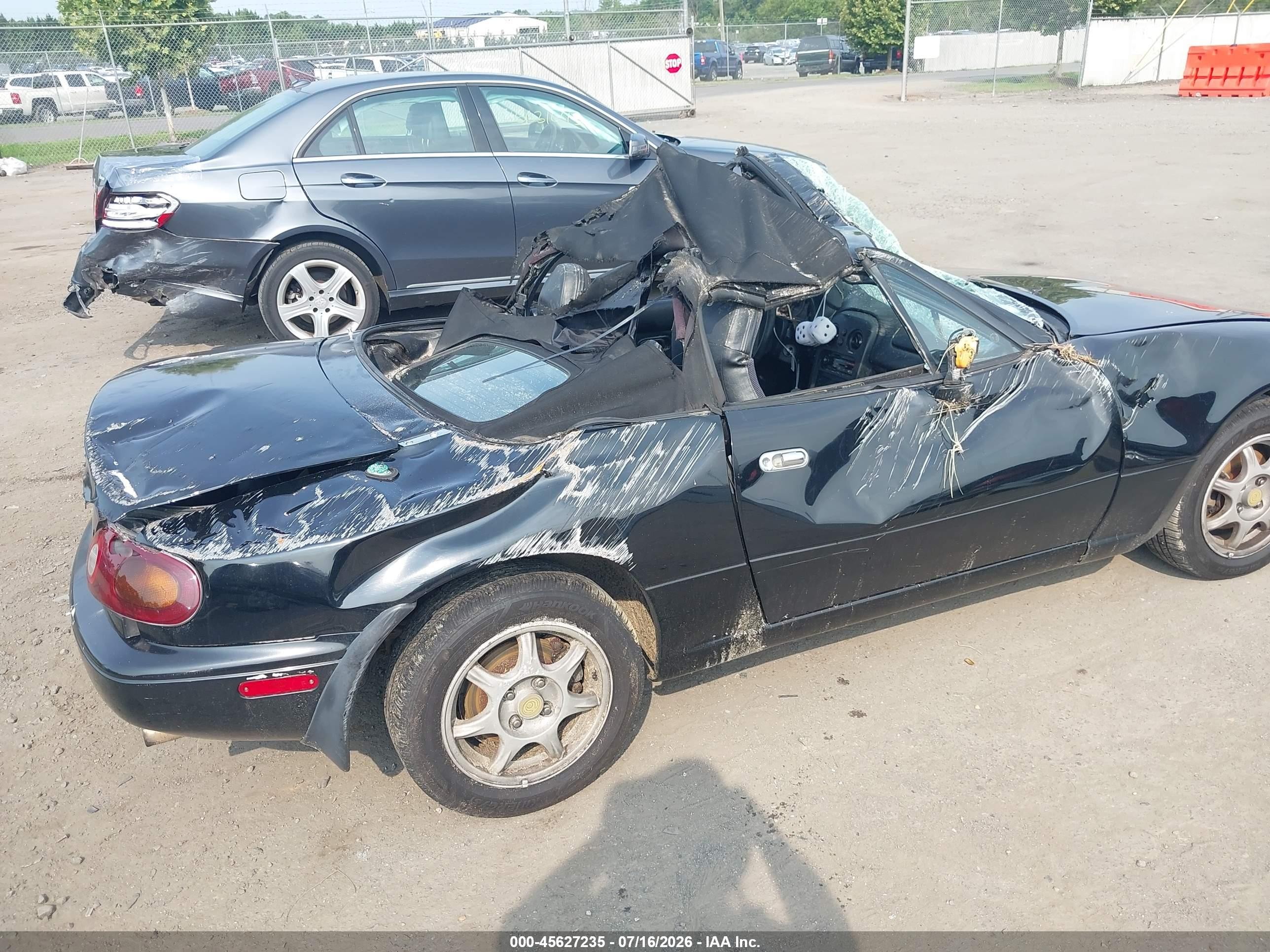 1997 Mazda Mx-5 Miata Leather Pkg/m Edition/popular Equipment Pkg/r Pkg./sto/sto-edition/touring Pkg Черный vin: JM1NA3533V0720634