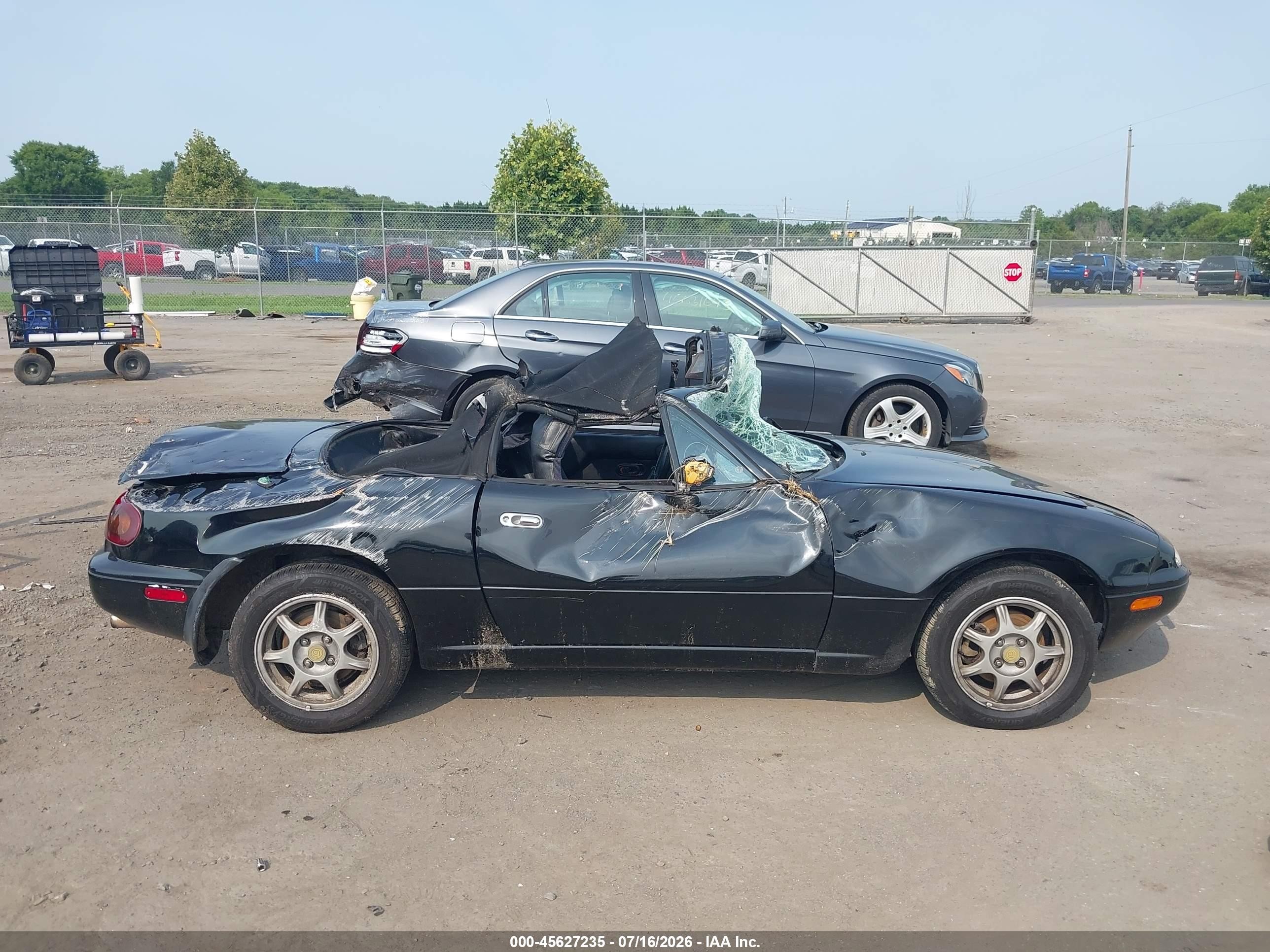 1997 Mazda Mx-5 Miata Leather Pkg/m Edition/popular Equipment Pkg/r Pkg./sto/sto-edition/touring Pkg Черный vin: JM1NA3533V0720634
