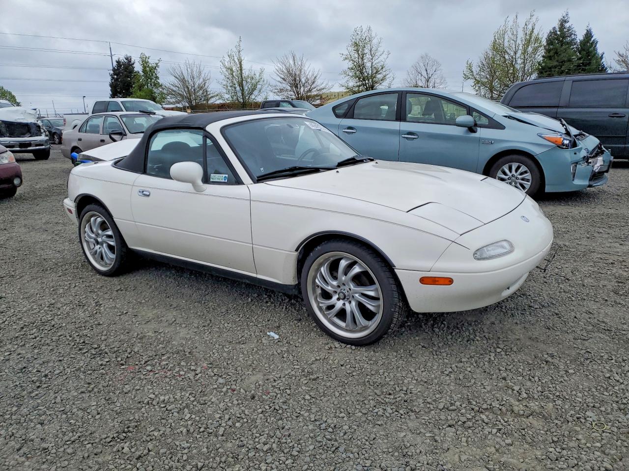 1997 Mazda Mx-5 Miata White vin: JM1NA3533V0724442