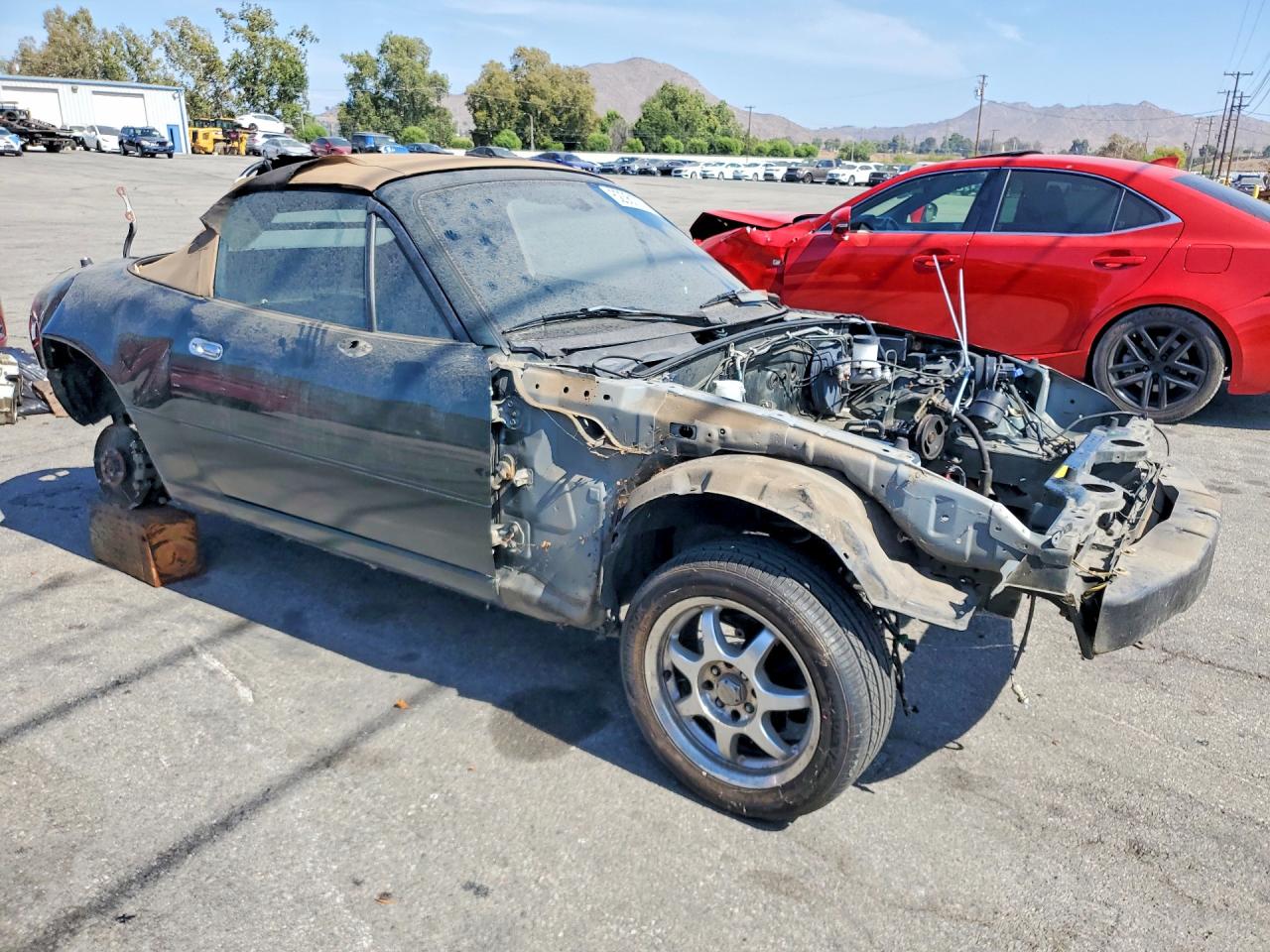 1997 Mazda Mx-5 Miata Green vin: JM1NA3533V0727891