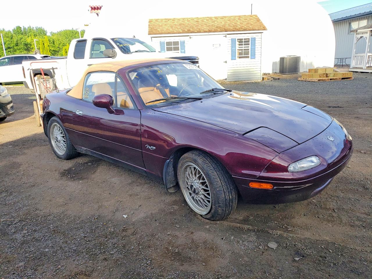 1995 Mazda Mx-5 Miata Se Burgundy vin: JM1NA3534S0608775