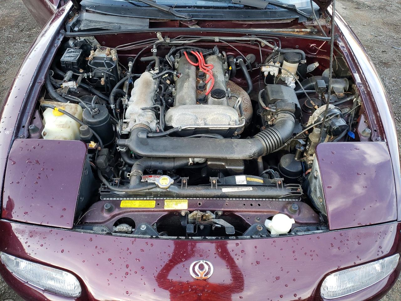 1995 Mazda Mx-5 Miata Se Burgundy vin: JM1NA3534S0608775