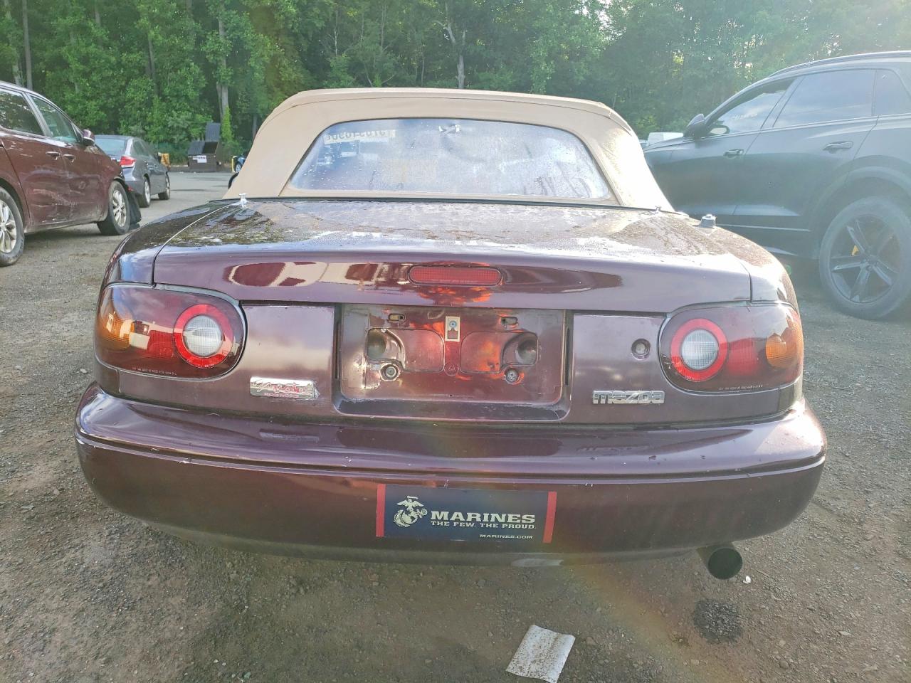 1995 Mazda Mx-5 Miata Se Burgundy vin: JM1NA3534S0608775