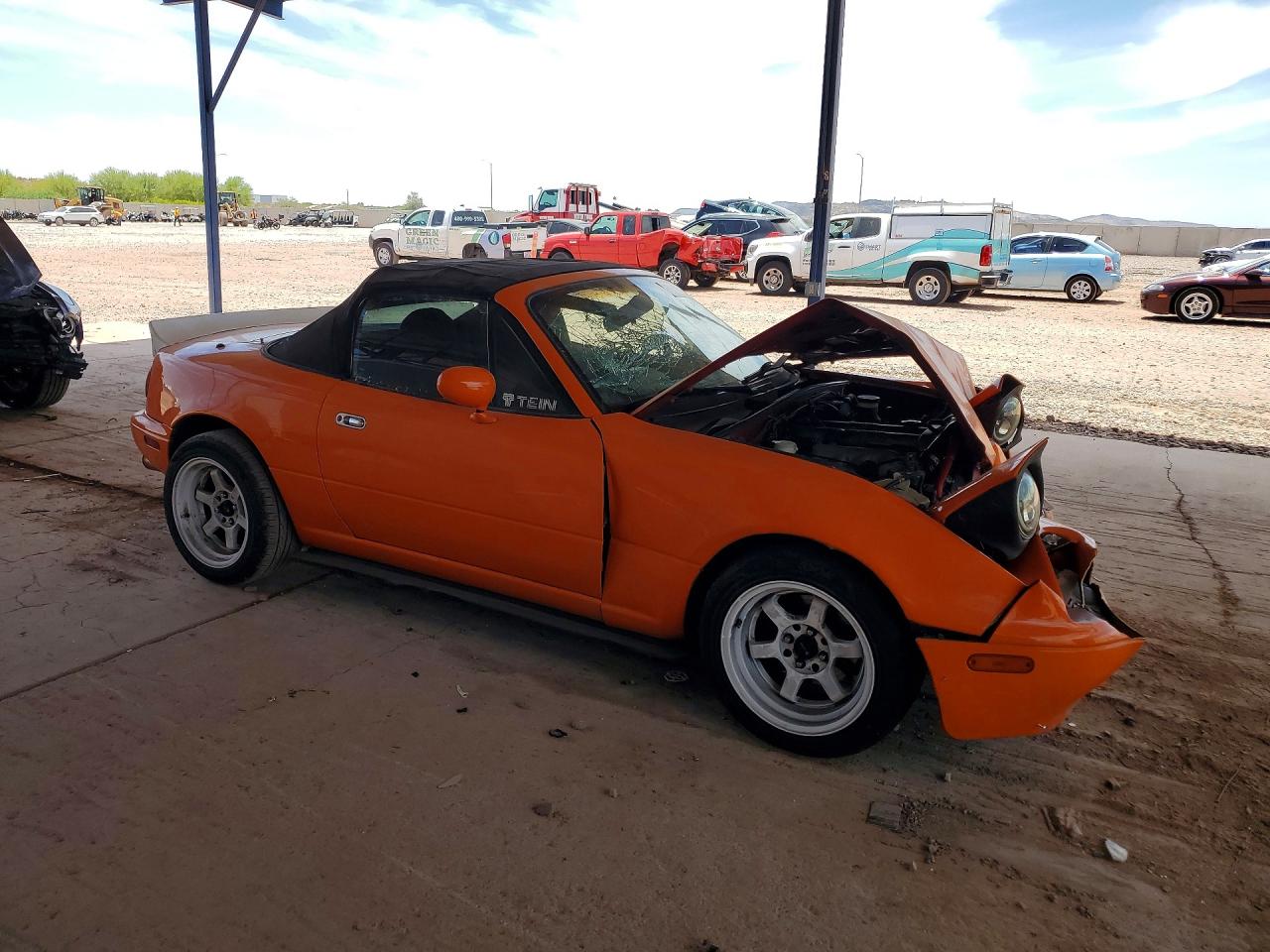 1997 Mazda Mx-5 Miata Orange vin: JM1NA3534V0732310
