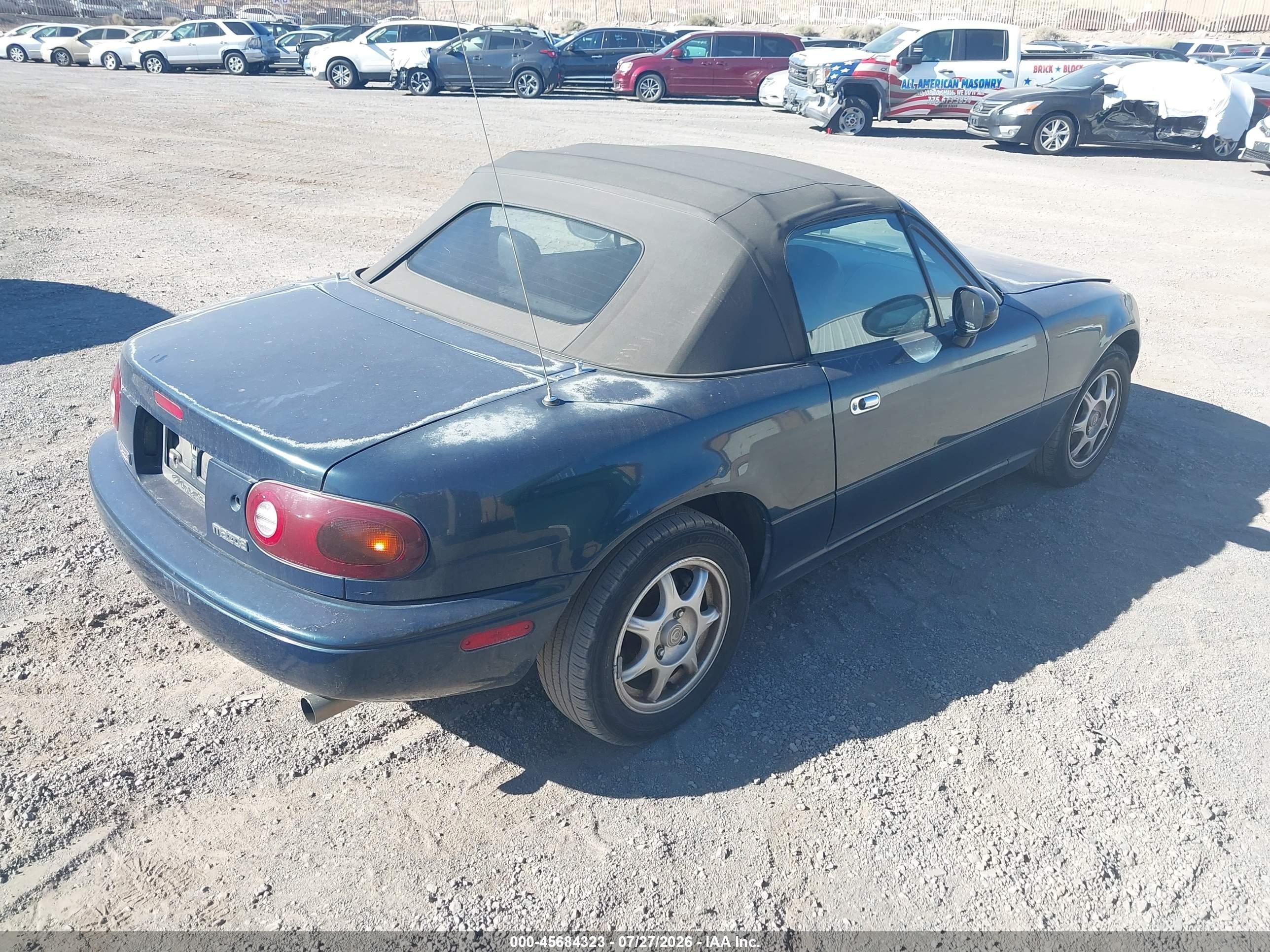 1997 Mazda Mx-5 Miata Leather Pkg/m Edition/popular Equipment Pkg/r Pkg./sto/sto-edition/touring Pkg Blue vin: JM1NA3534V0734400