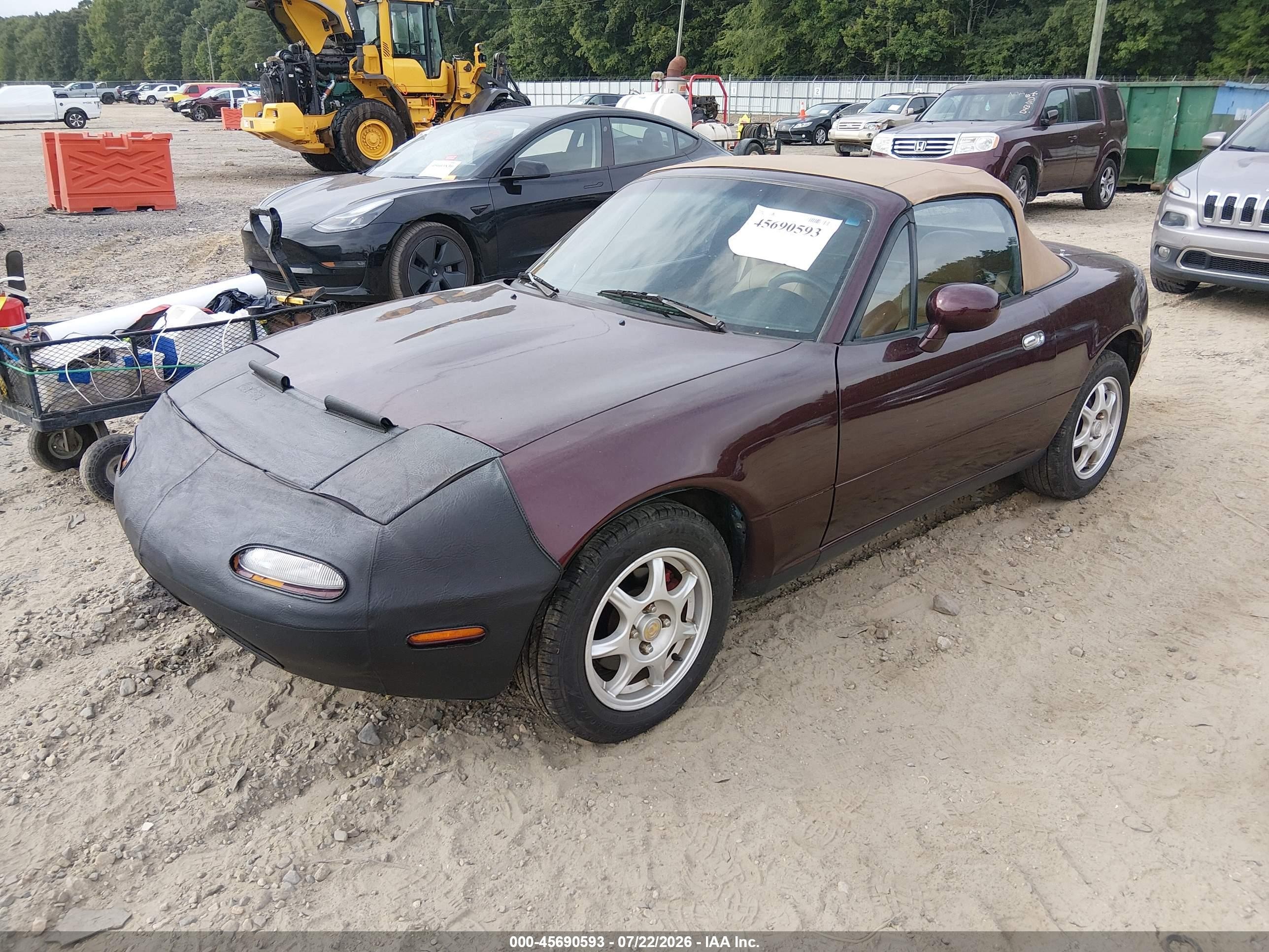 1995 Mazda Mx-5 Miata   Burgundy vin: JM1NA3535S0609286