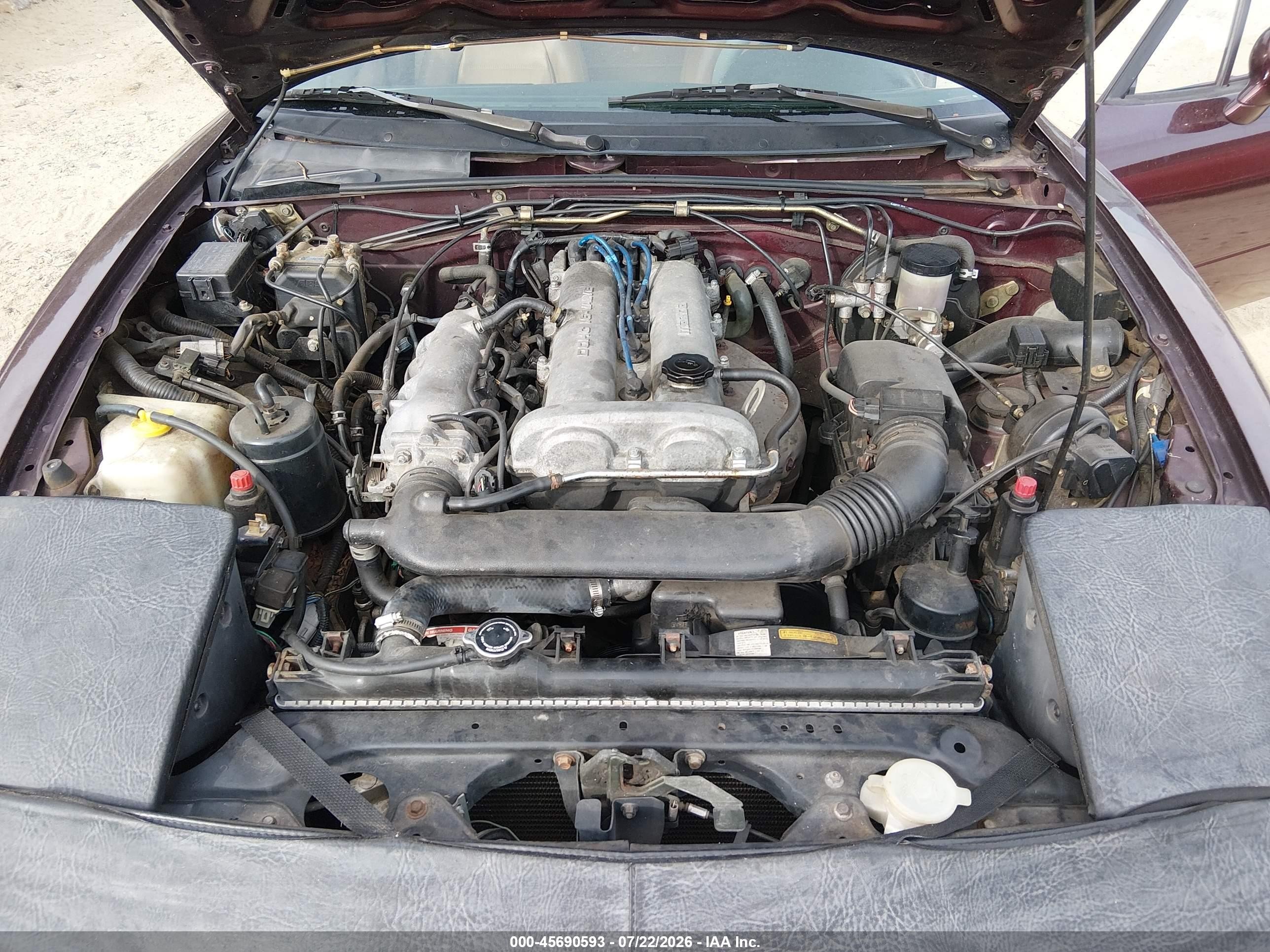 1995 Mazda Mx-5 Miata   Burgundy vin: JM1NA3535S0609286