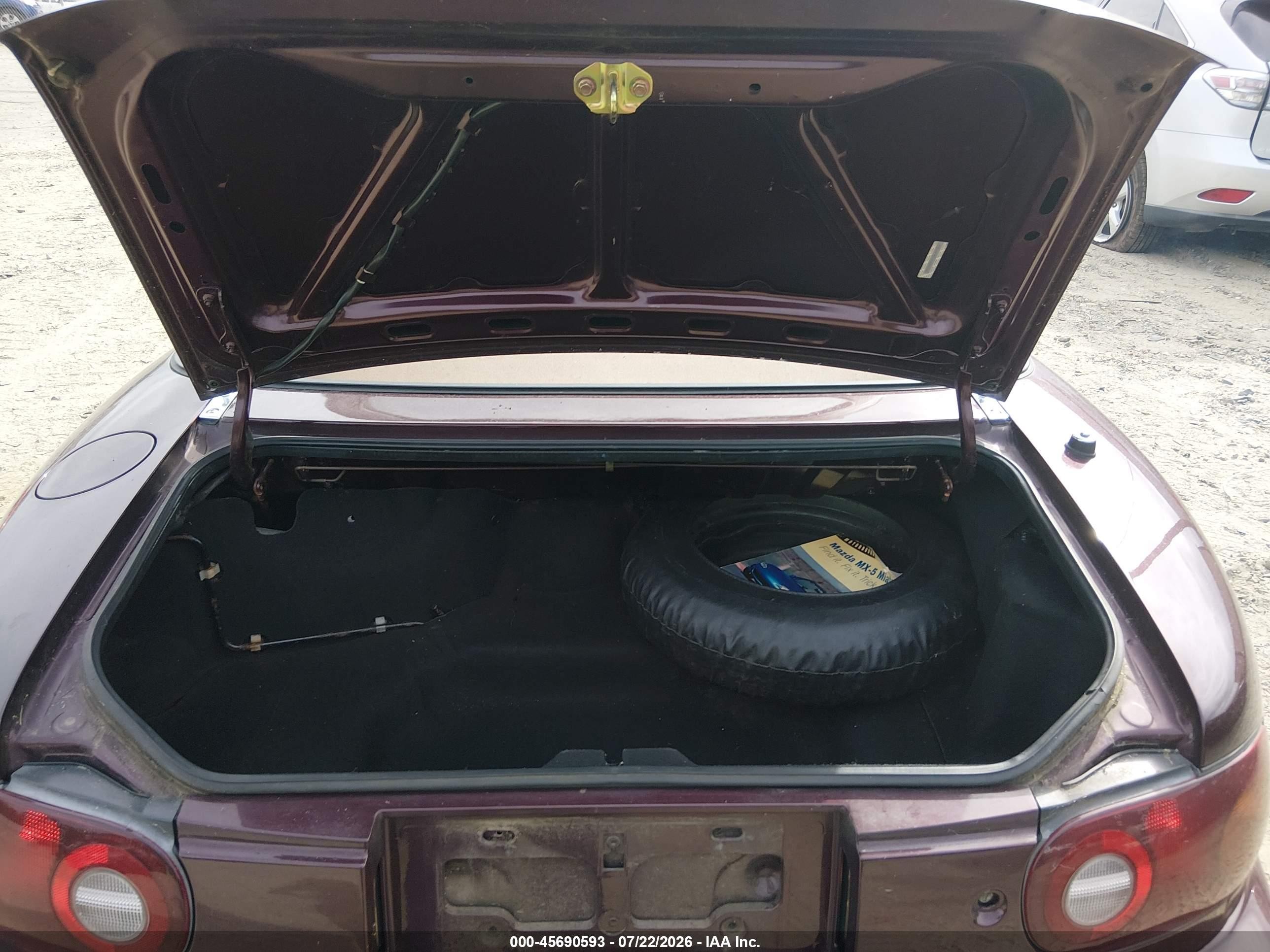 1995 Mazda Mx-5 Miata   Burgundy vin: JM1NA3535S0609286