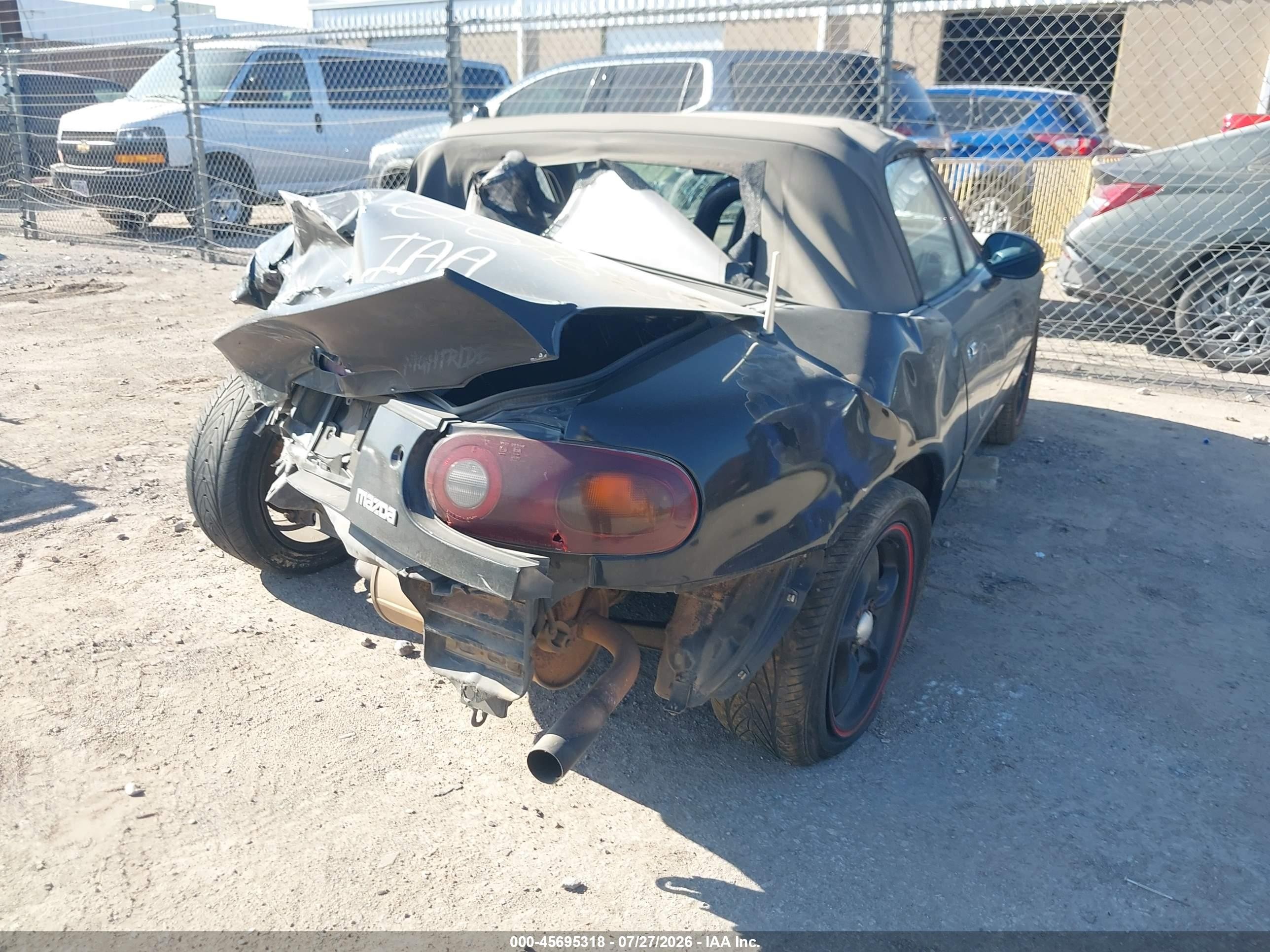 1995 Mazda Mx-5 Miata   Черный vin: JM1NA3535S0611541