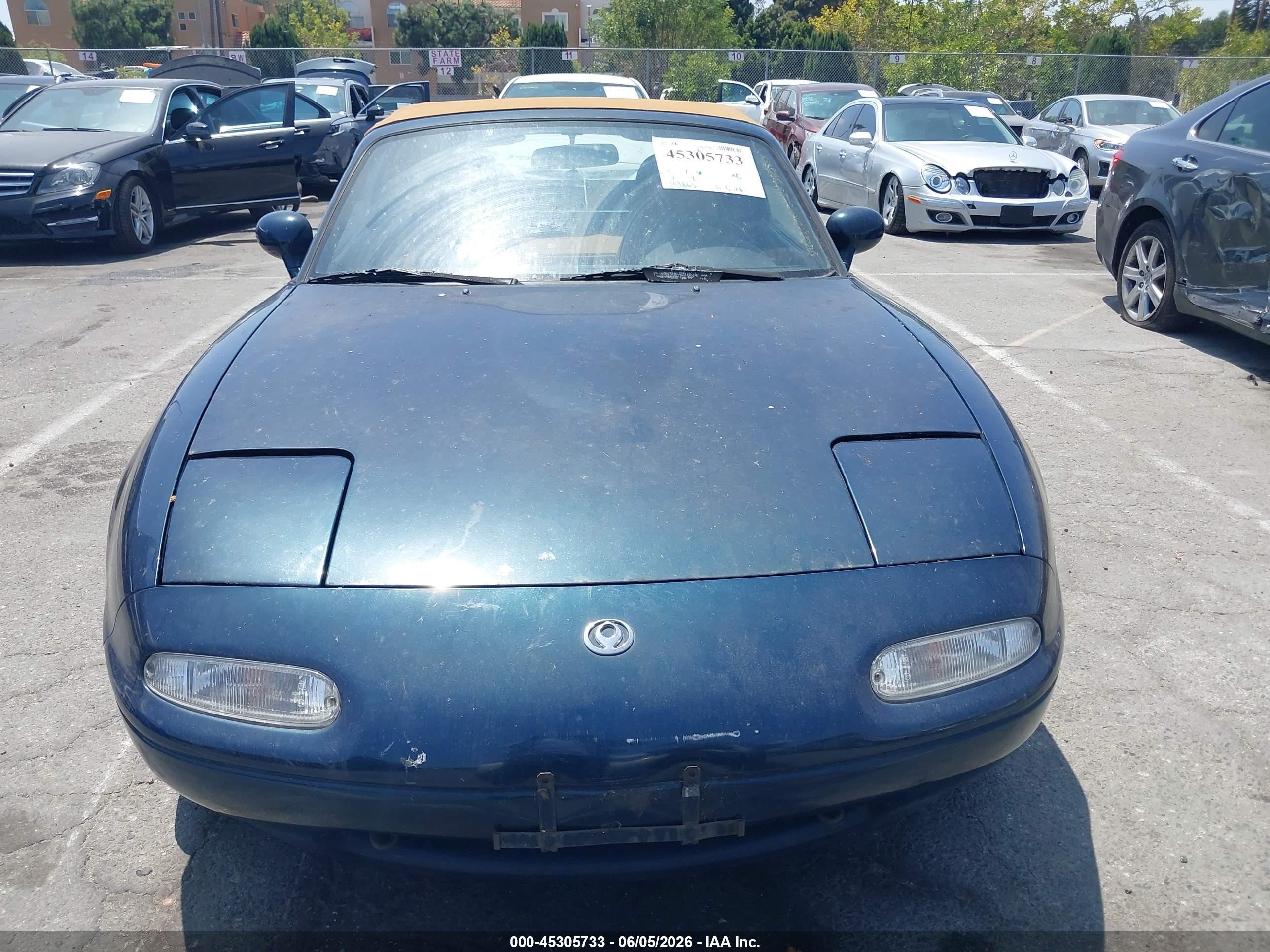 1994 Mazda Mx-5 Miata   Blue vin: JM1NA3536R0512818