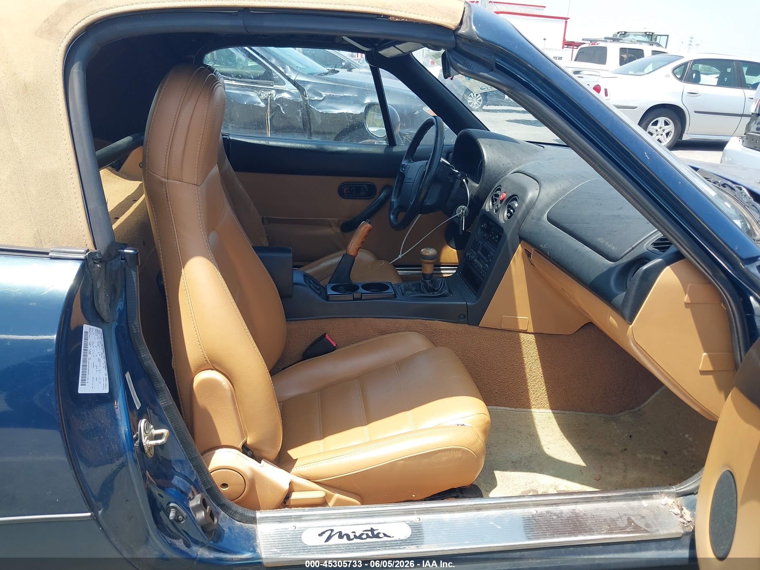 1994 Mazda Mx-5 Miata   Blue vin: JM1NA3536R0512818