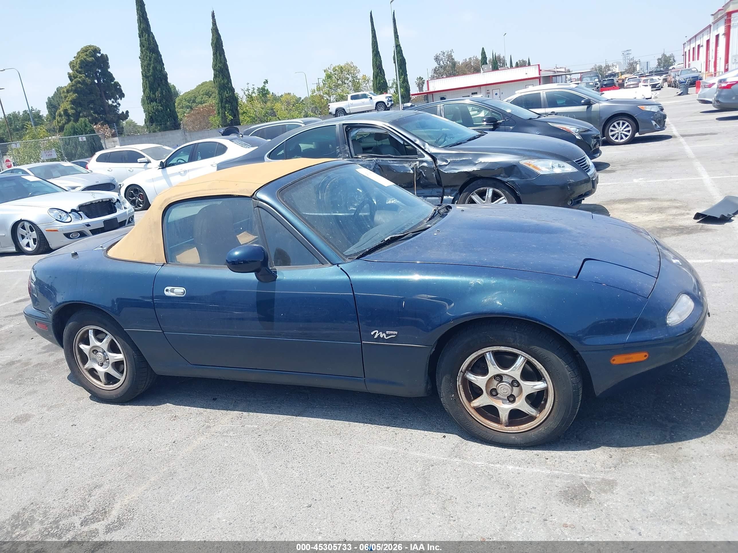 1994 Mazda Mx-5 Miata   Blue vin: JM1NA3536R0512818