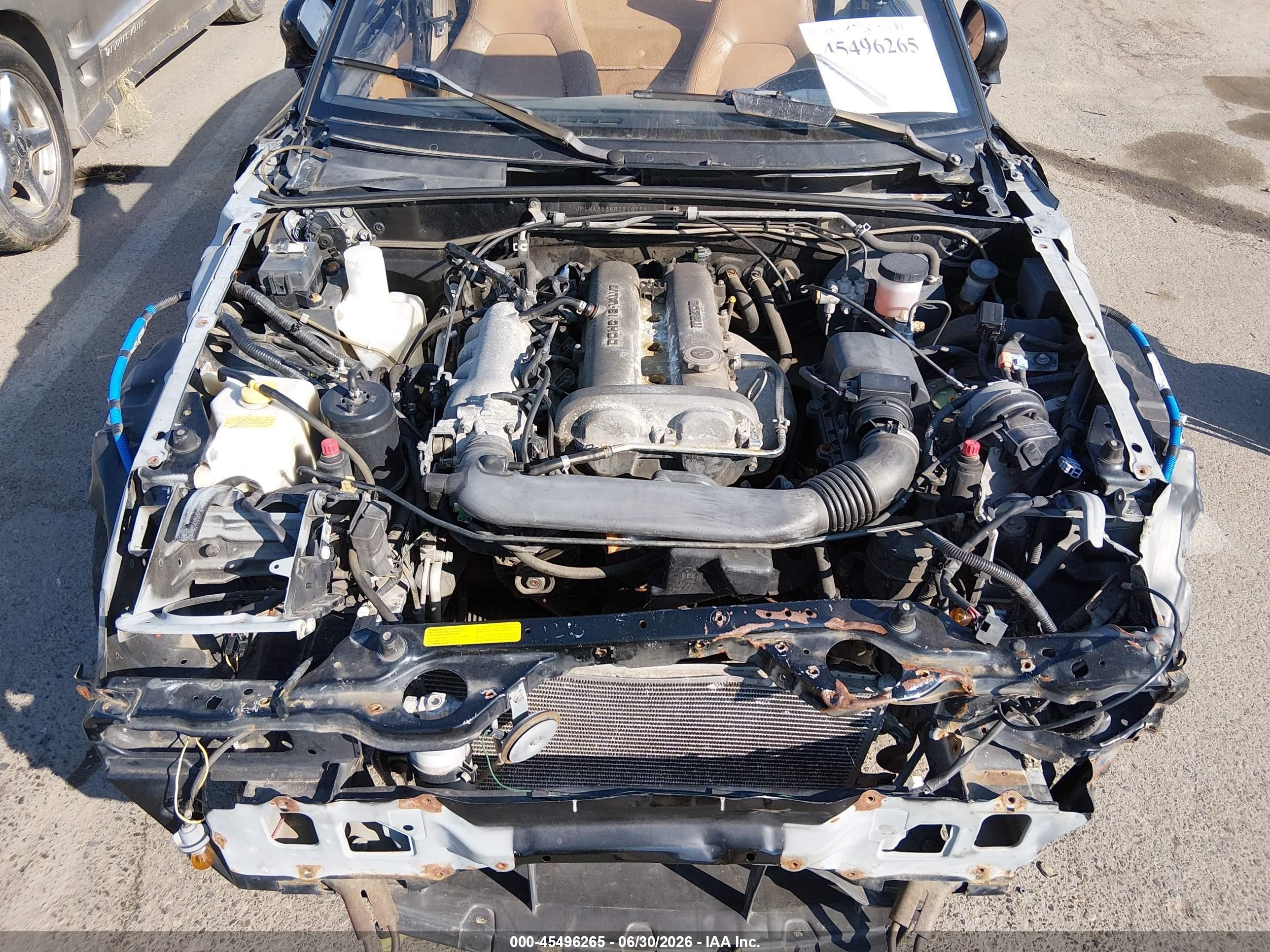 1994 Mazda Mx-5 Miata   Black vin: JM1NA3536R0518778