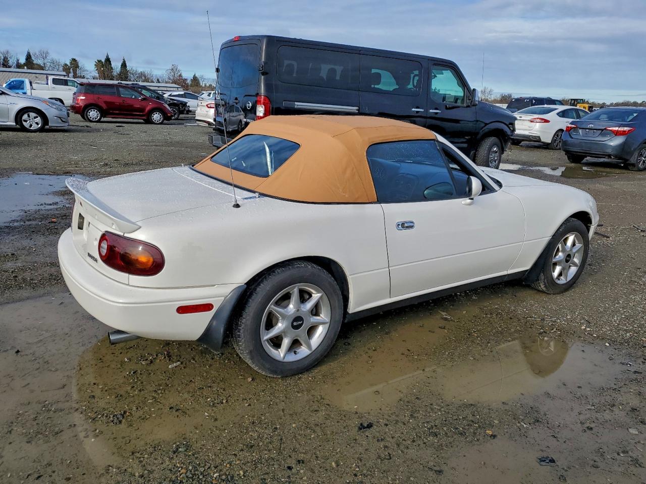 1994 Mazda Mx-5 Miata White vin: JM1NA3536R0521034