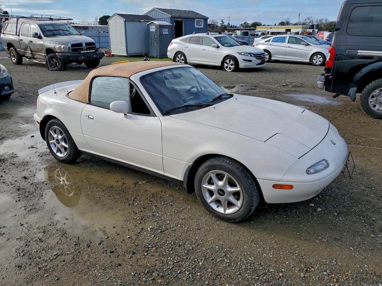 1994 Mazda Mx-5 Miata White vin: JM1NA3536R0521034