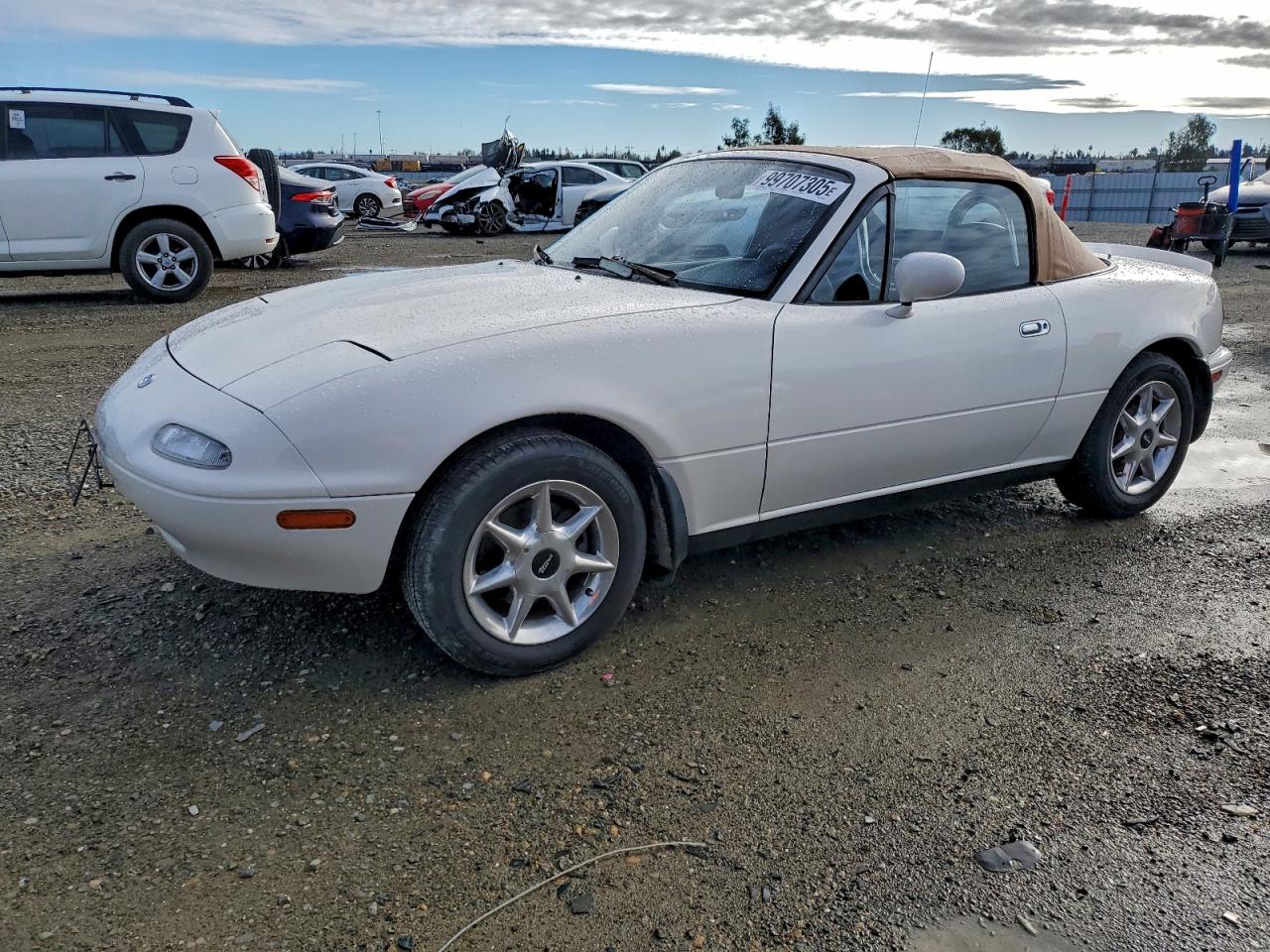 1994 Mazda Mx-5 Miata White vin: JM1NA3536R0521034