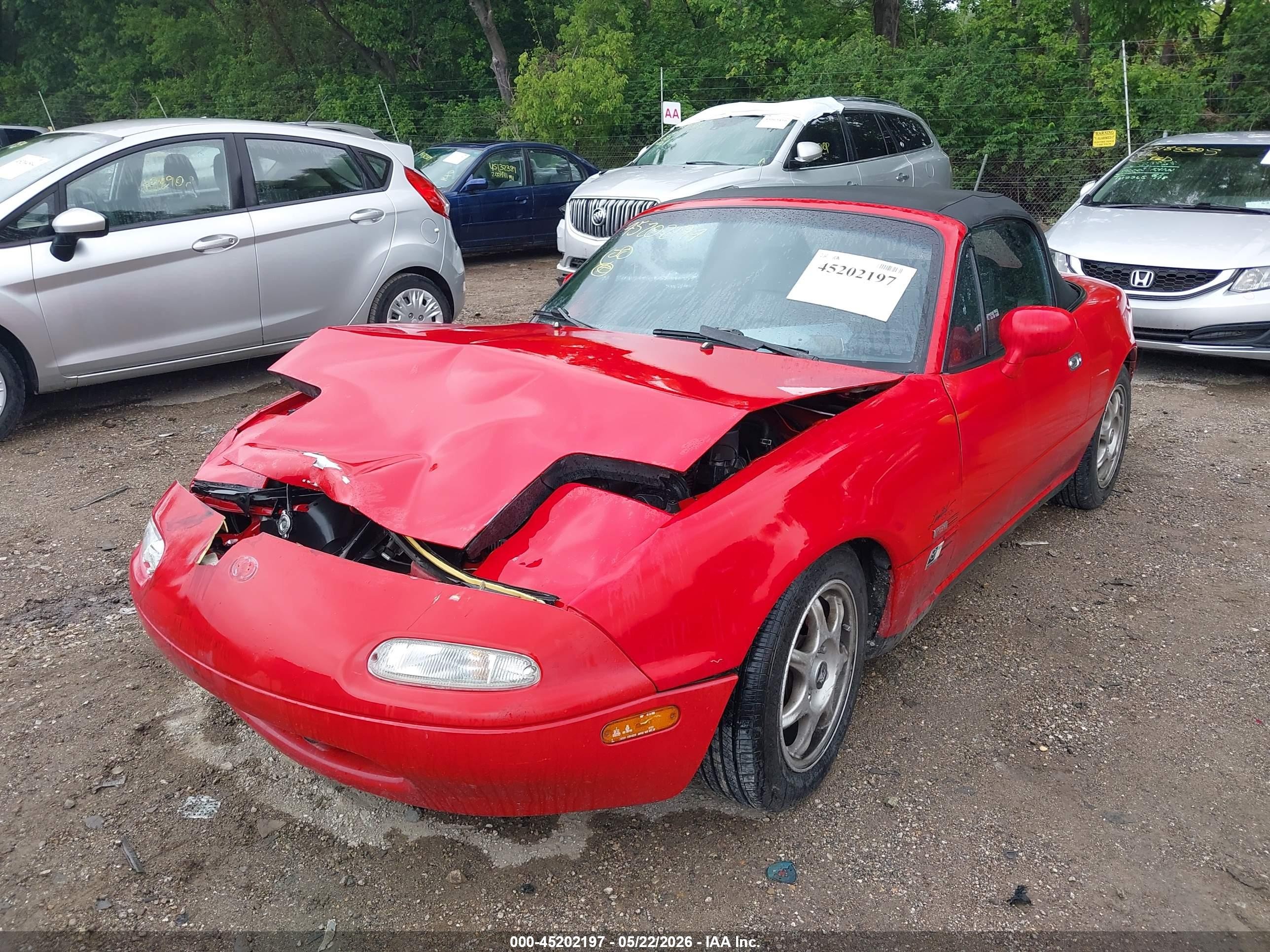 1995 Mazda Mx-5 Miata   Red vin: JM1NA3536S0602203