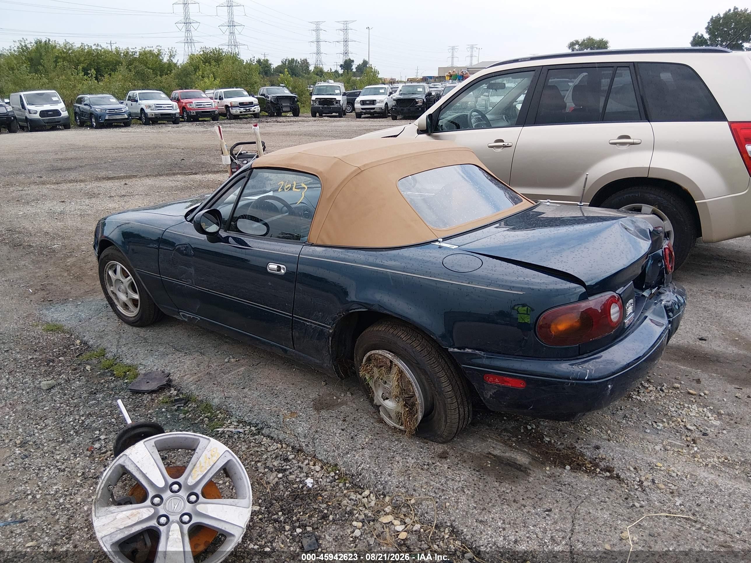 1995 Mazda Mx-5 Miata   Зеленый vin: JM1NA3536S0606462