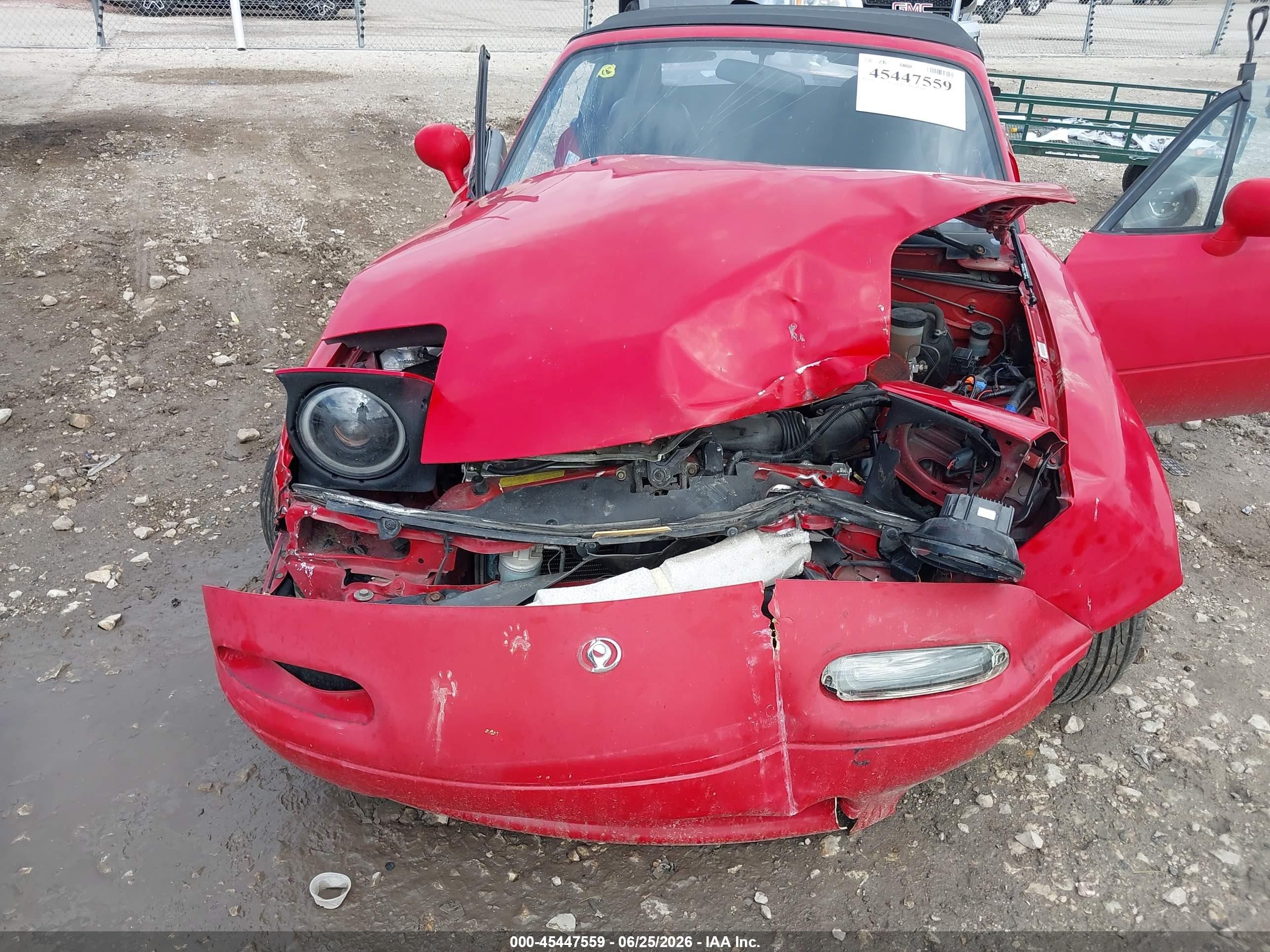 1994 Mazda Mx-5 Miata   Red vin: JM1NA3537R0505697