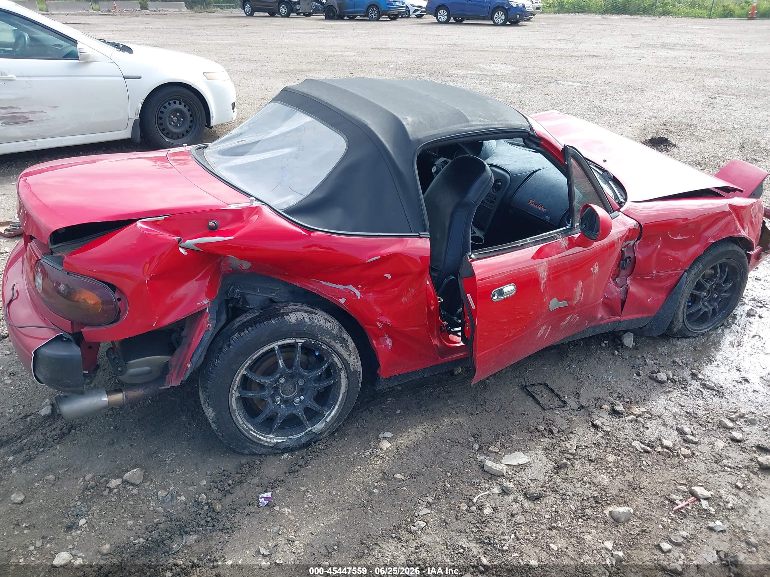 1994 Mazda Mx-5 Miata   Red vin: JM1NA3537R0505697