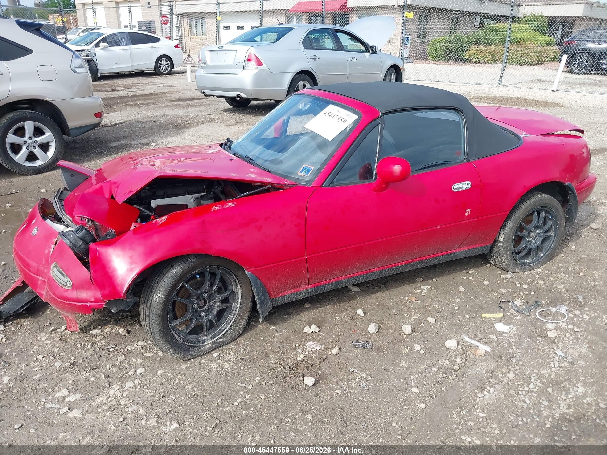 1994 Mazda Mx-5 Miata   Red vin: JM1NA3537R0505697