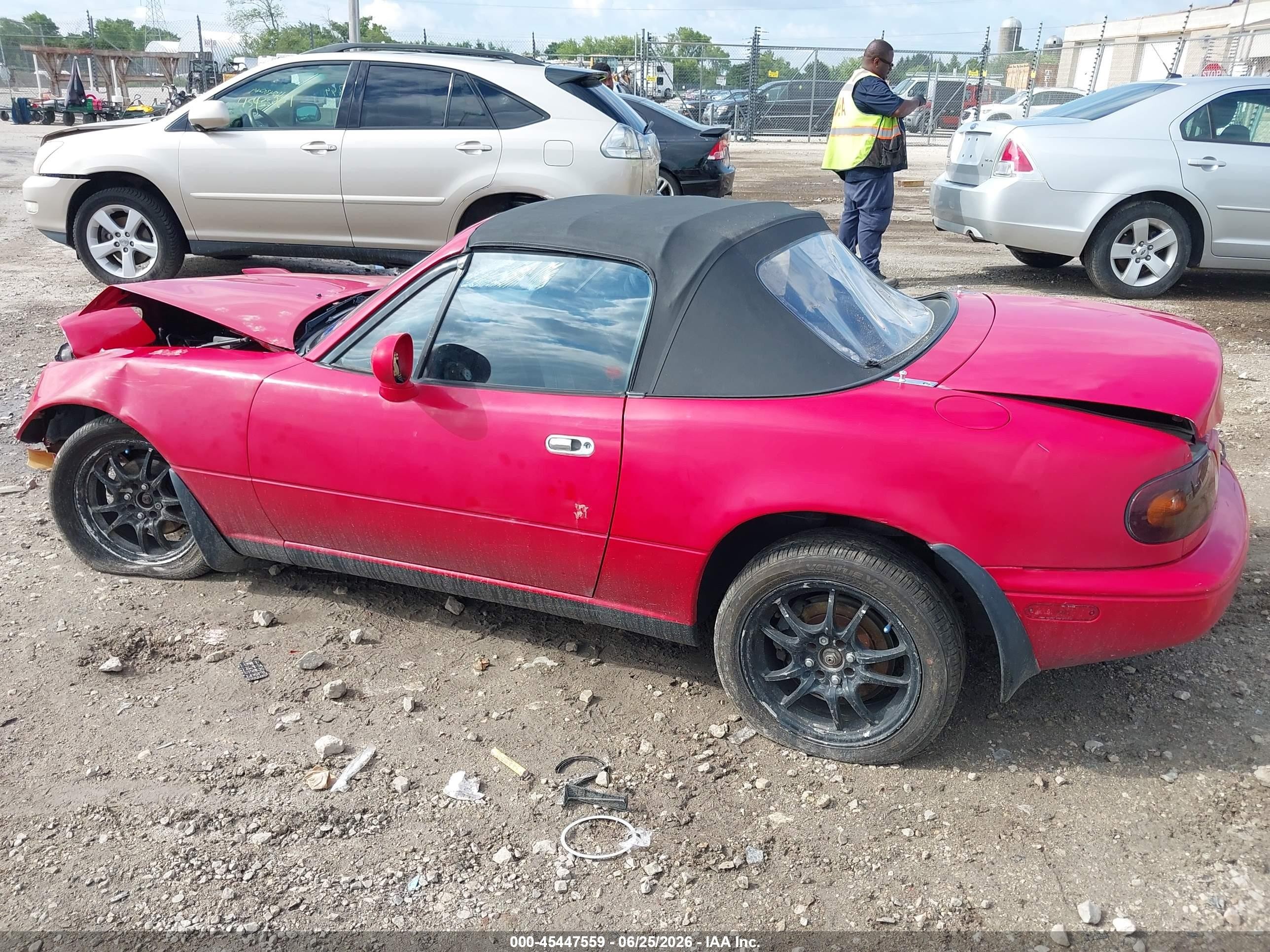 1994 Mazda Mx-5 Miata   Red vin: JM1NA3537R0505697