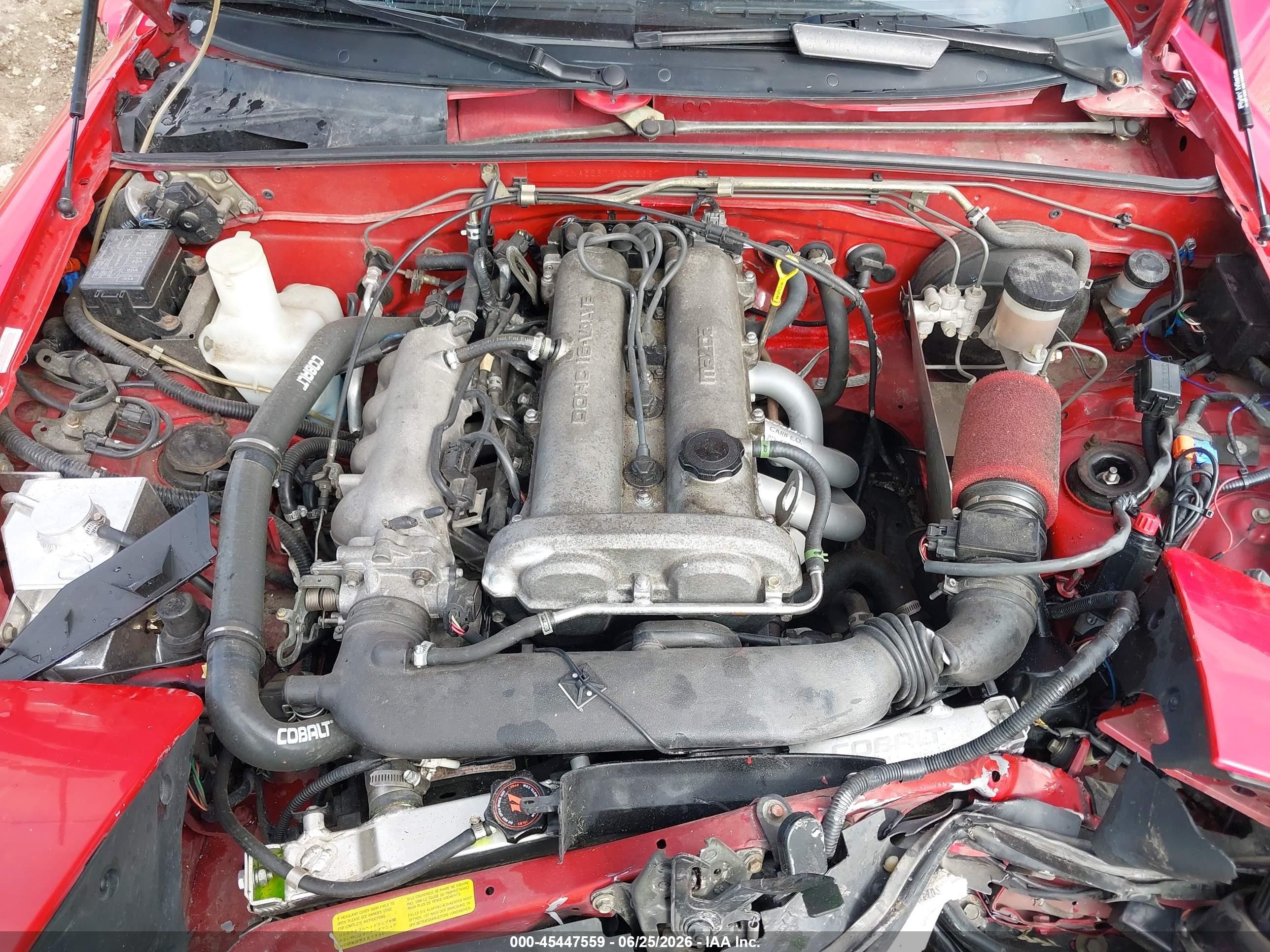 1994 Mazda Mx-5 Miata   Red vin: JM1NA3537R0505697