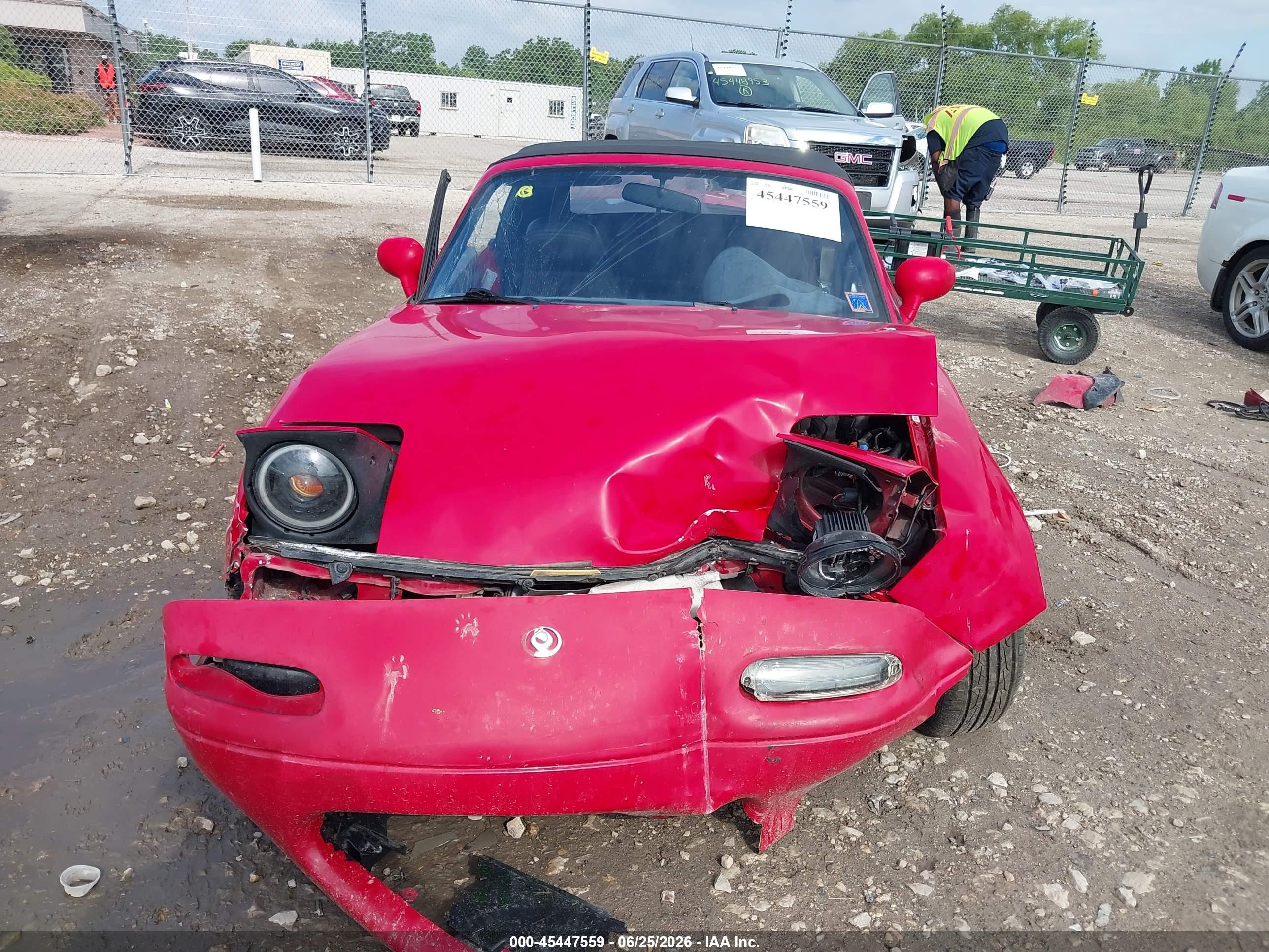 1994 Mazda Mx-5 Miata   Red vin: JM1NA3537R0505697