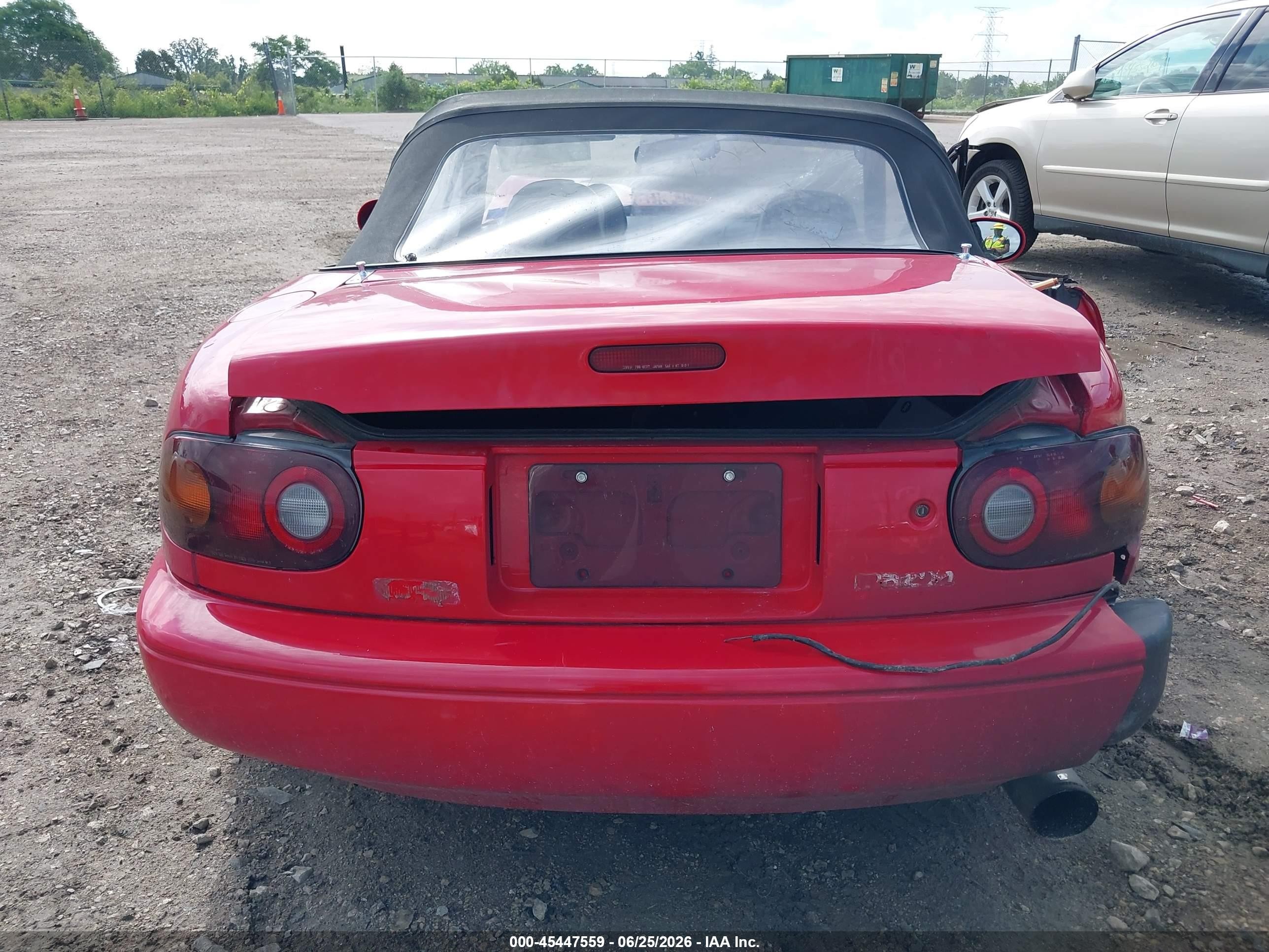 1994 Mazda Mx-5 Miata   Red vin: JM1NA3537R0505697