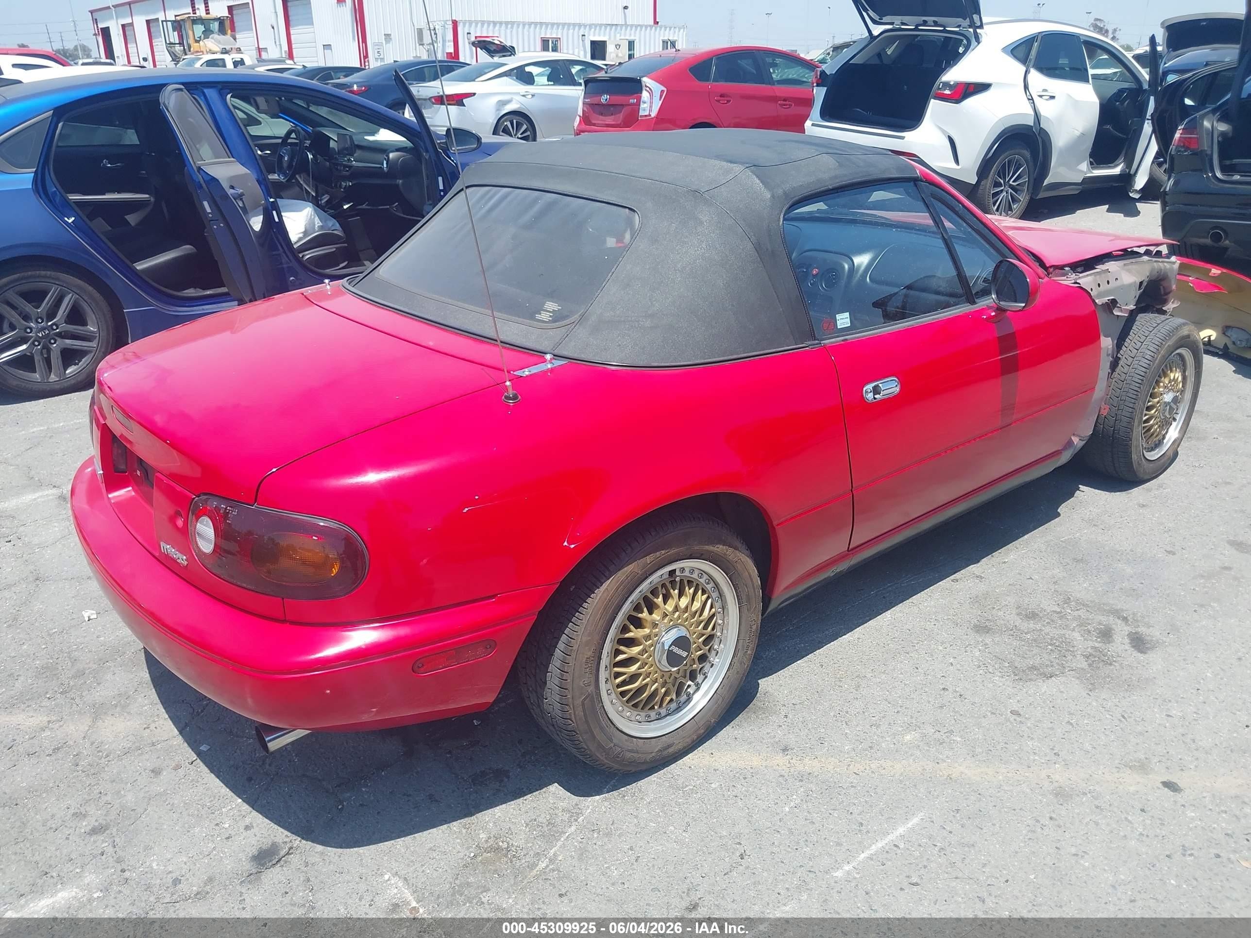 1995 Mazda Mx-5 Miata   Red vin: JM1NA3537S0615896