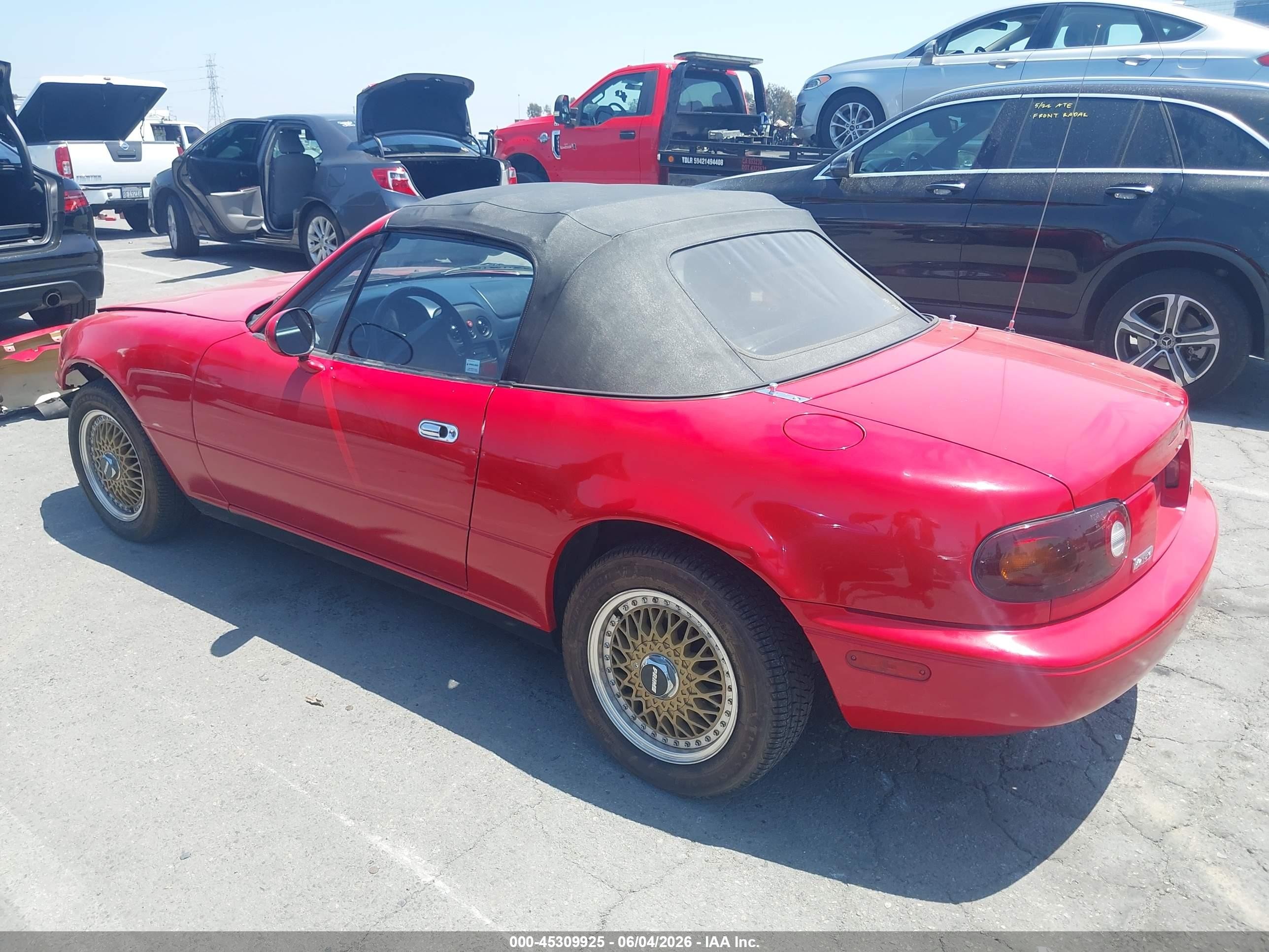 1995 Mazda Mx-5 Miata   Red vin: JM1NA3537S0615896