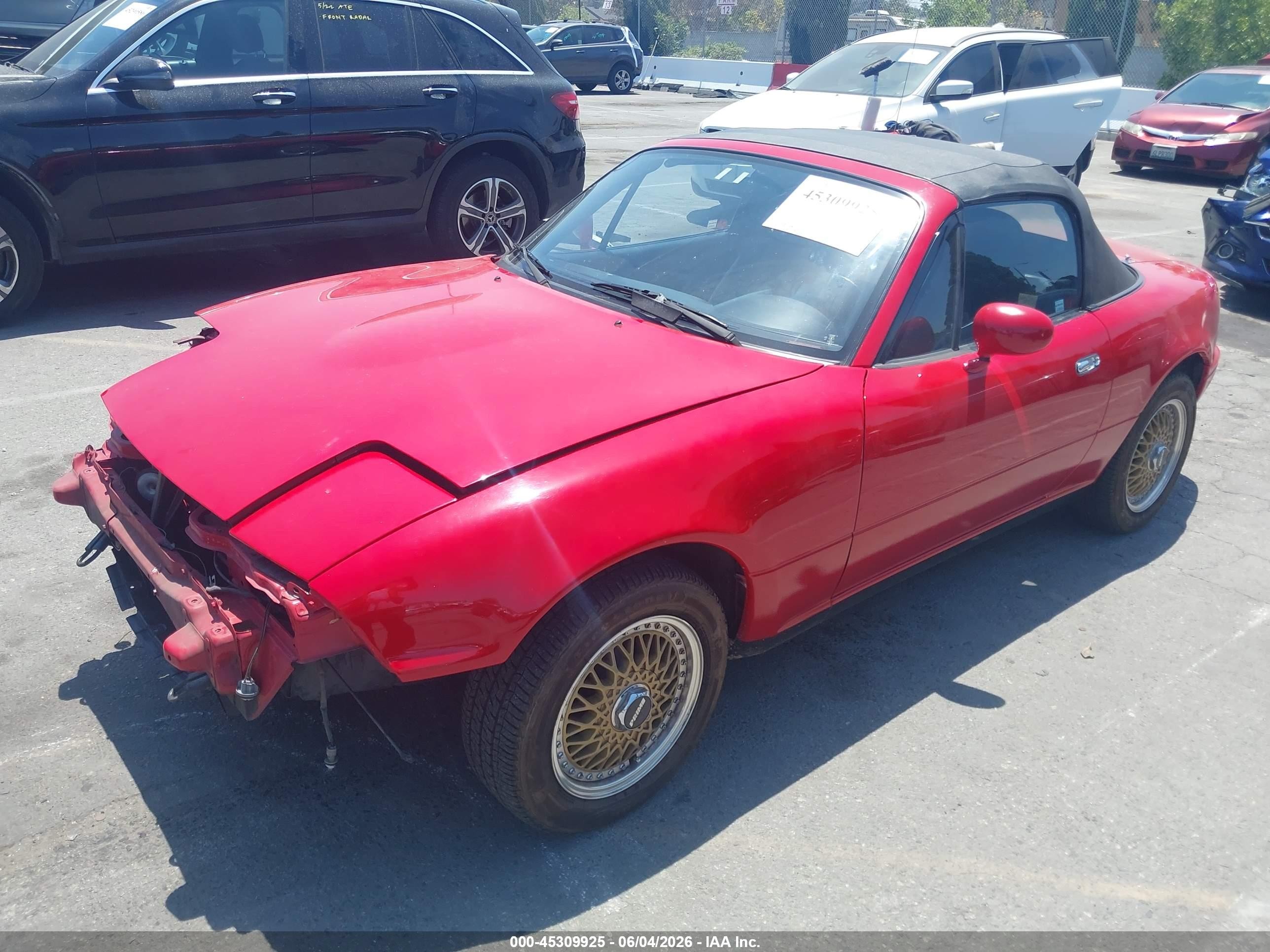 1995 Mazda Mx-5 Miata   Red vin: JM1NA3537S0615896