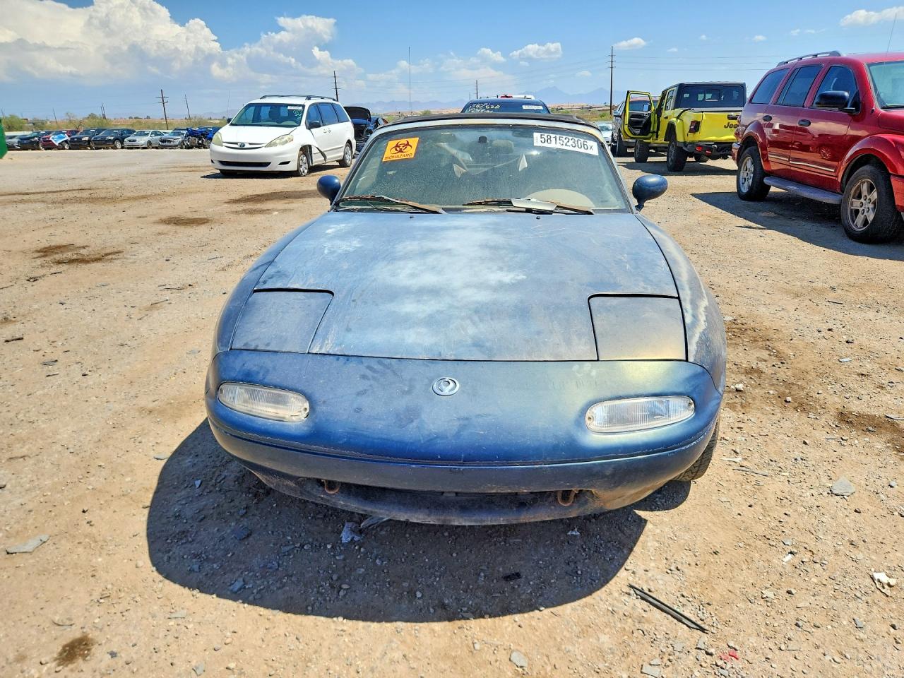 1996 Mazda Mx-5 Miata Blue vin: JM1NA3537T0713585