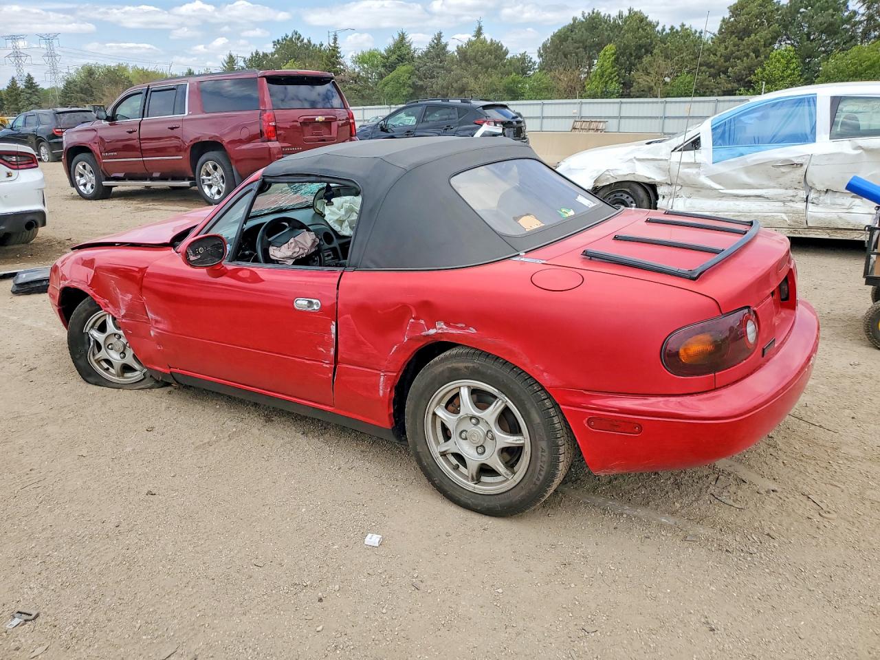 1997 Mazda Mx-5 Miata Red vin: JM1NA3537V0729403