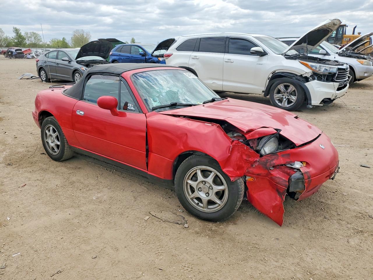1997 Mazda Mx-5 Miata Red vin: JM1NA3537V0729403