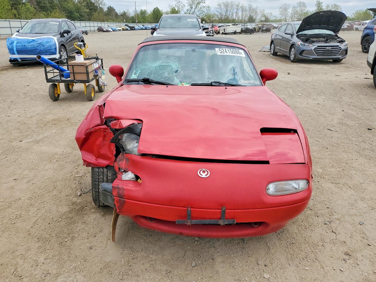 1997 Mazda Mx-5 Miata Red vin: JM1NA3537V0729403